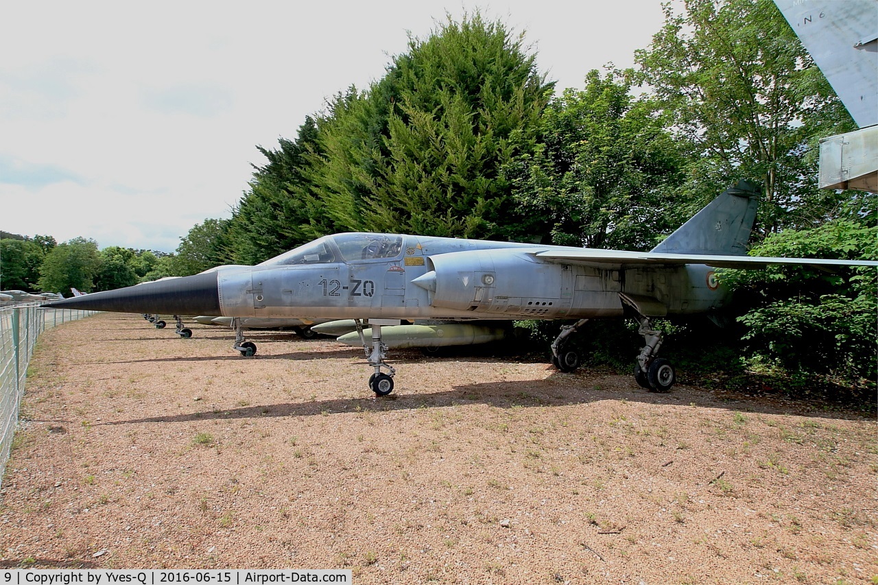 9, Dassault Mirage F.1C C/N 9, Dassault Mirage 5F, Preserved at Savigny-Les Beaune Museum