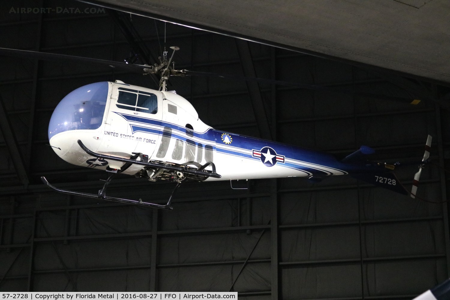 57-2728, 1957 Bell UH-13J Sioux C/N 1575, UH-13J