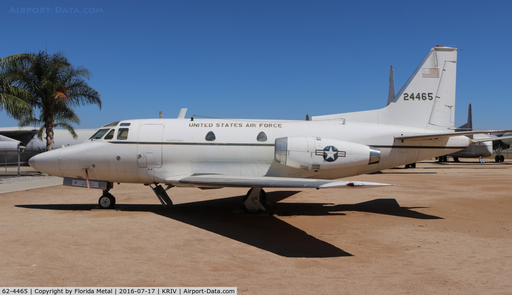 62-4465, 1962 North American CT-39A Sabreliner C/N 276-18, CT-39A