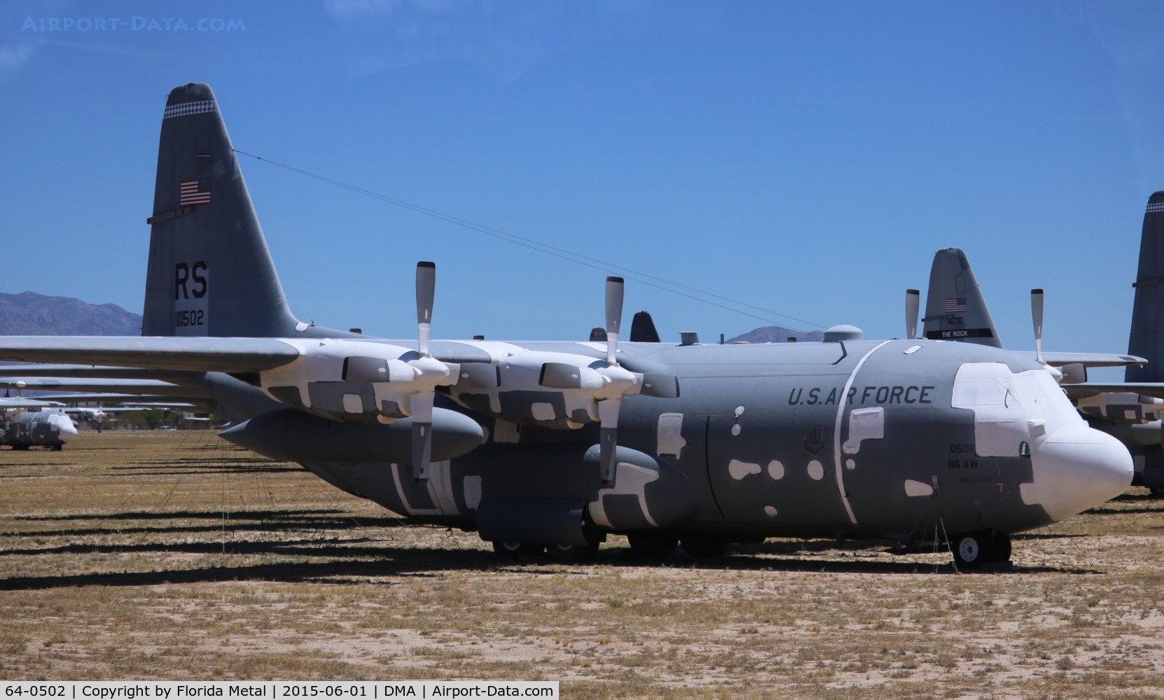 64-0502, 1964 Lockheed C-130E Hercules C/N 382-3986, C-130E