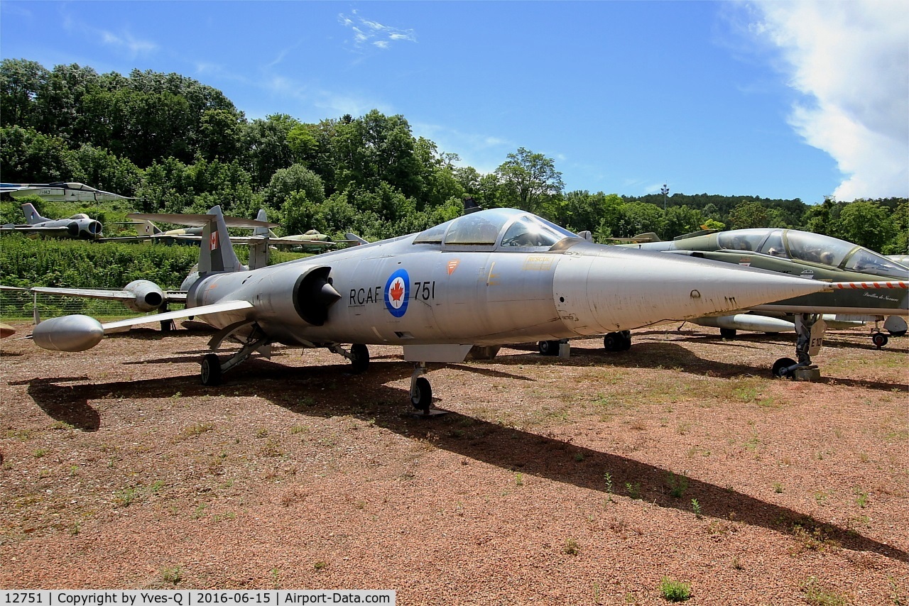 12751, Canadair CF-104 Starfighter C/N 683A-1099, Canadair CF-104 Starfighter, Preserved at Savigny-Les Beaune Museum