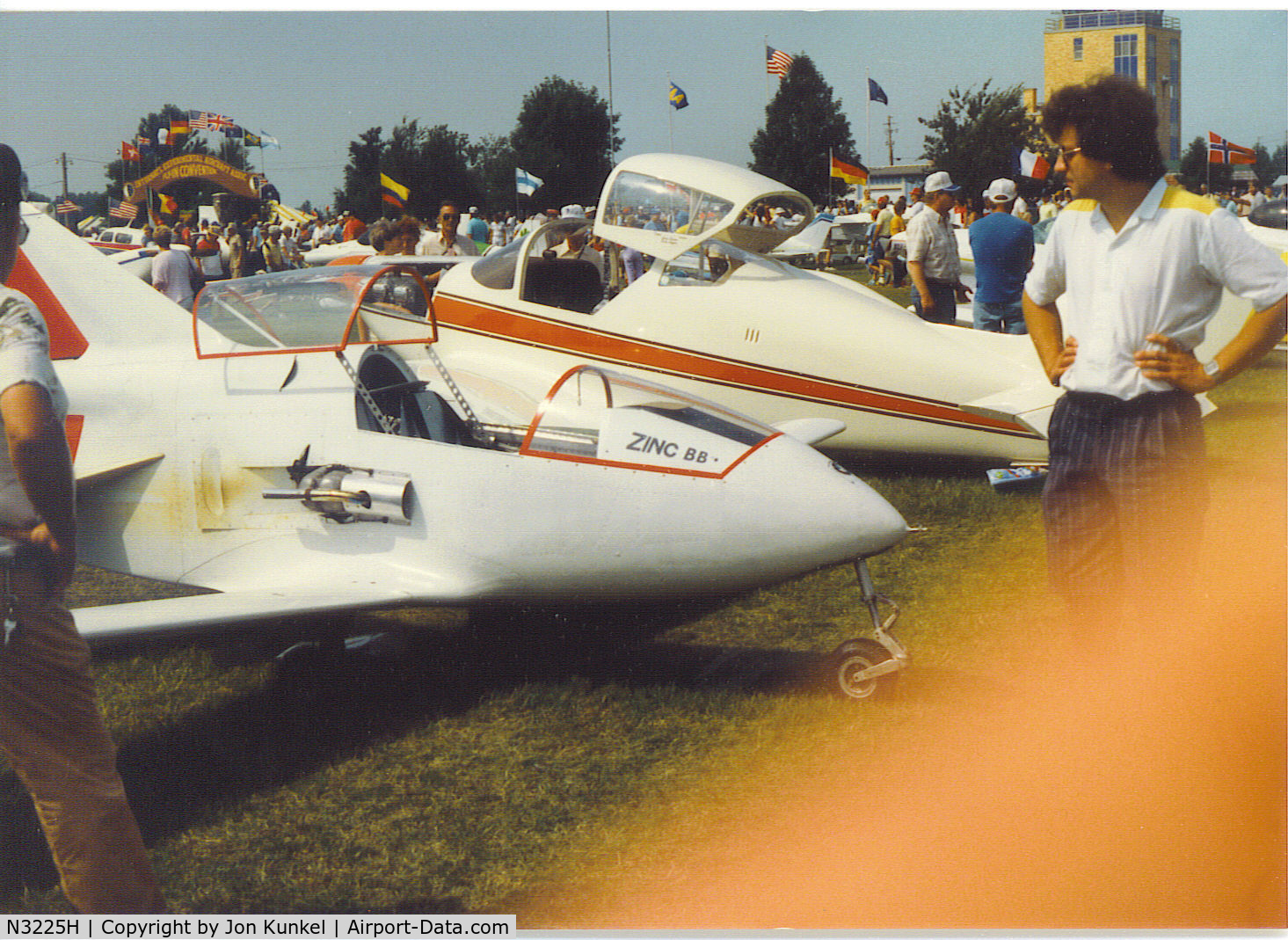 N3225H, 1984 Bede BD-5B C/N 3033, Photo taken at the Oshkosh airshow.