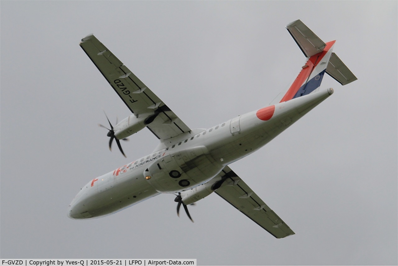 F-GVZD, 1996 ATR 42-500 C/N 530, ATR 42-500, Take off rwy 24, Paris-Orly airport (LFPO-ORY)