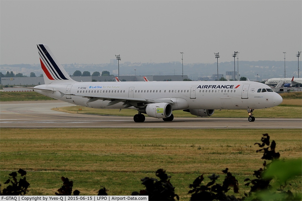 F-GTAQ, 2008 Airbus A321-211 C/N 3399, Airbus A321-211, Ready to take off rwy 08, Paris-Orly airport (LFPO-ORY)