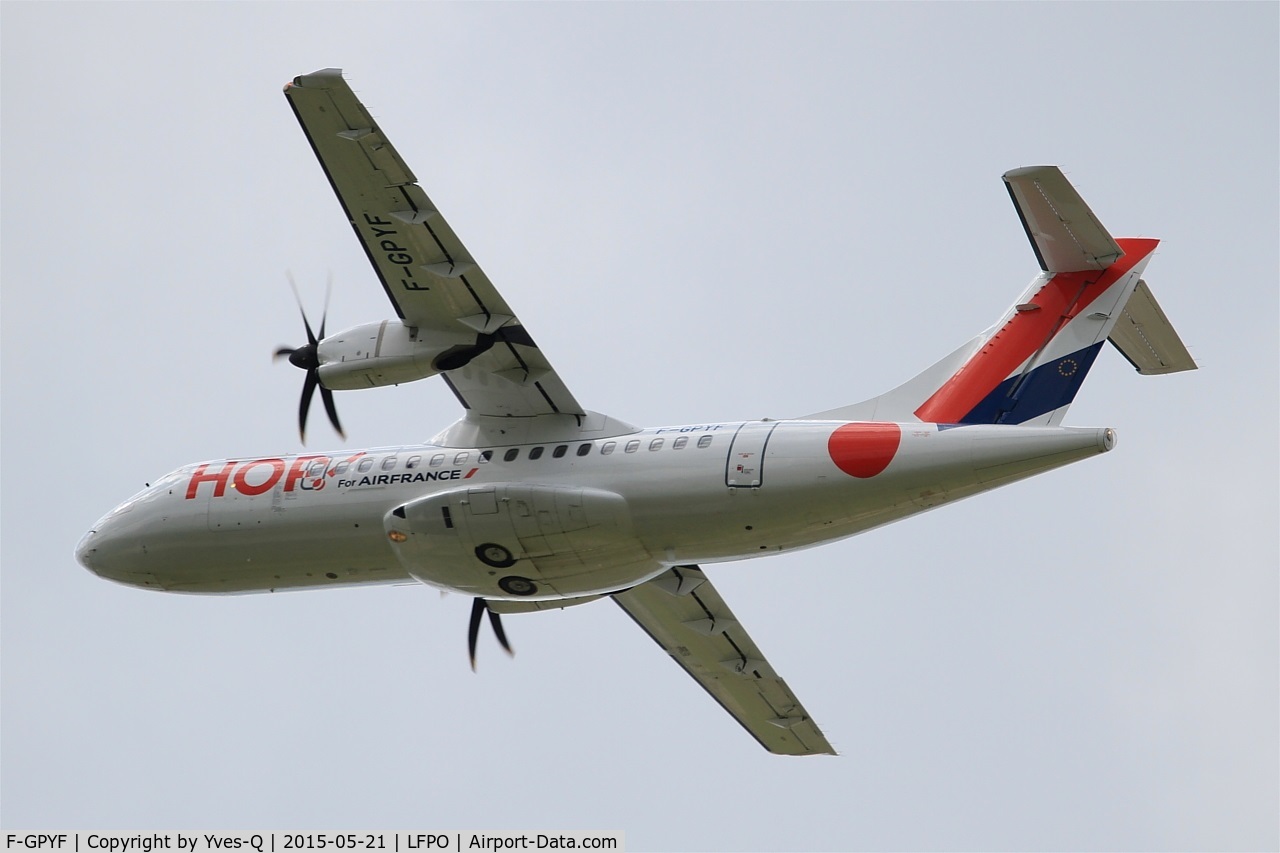 F-GPYF, 1995 ATR 42-500 C/N 495, ATR 42-500, Take off rwy 24, Paris-Orly Airport (LFPO-ORY)