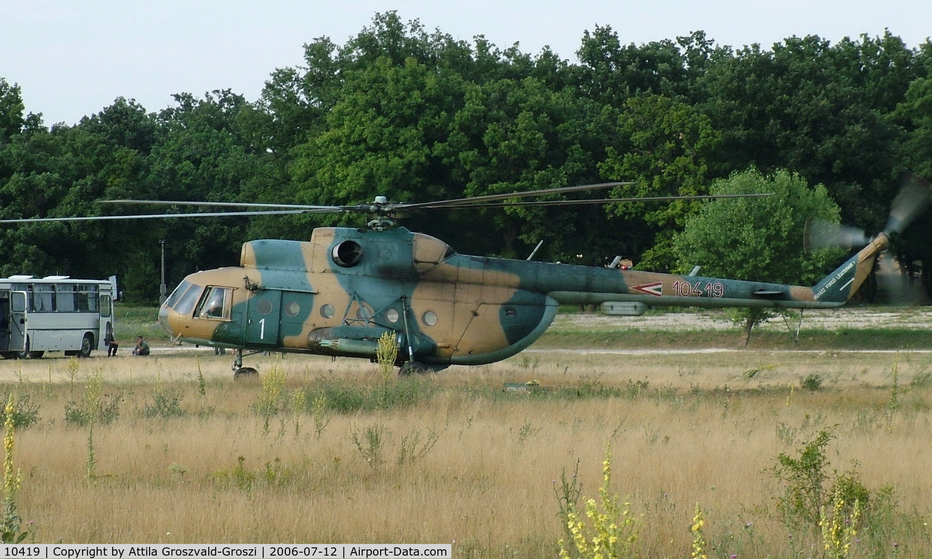 10419, 1972 Mil Mi-8T Hip C/N 10419, Jutas-Újmajor, Veszprém, Hungary