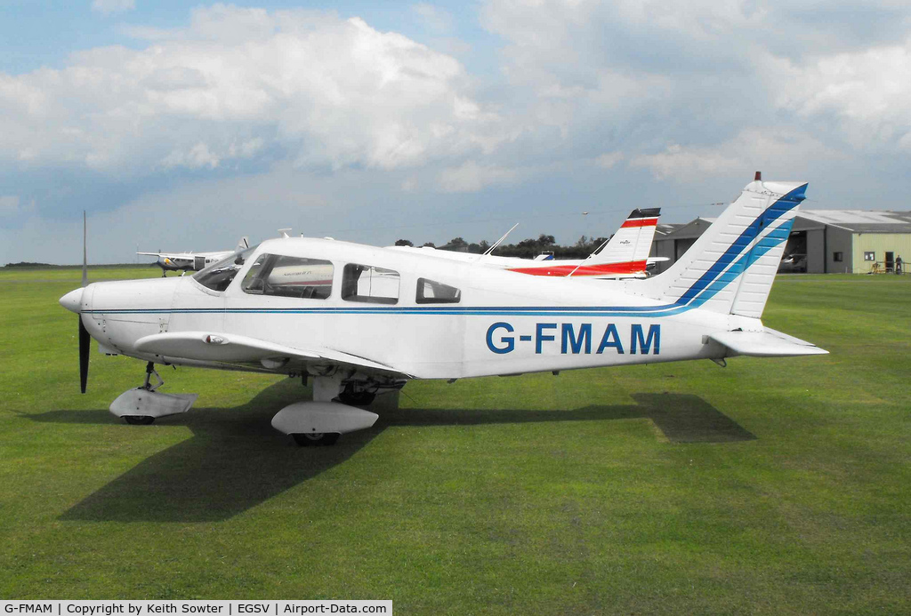 G-FMAM, 1973 Piper PA-28-151 Cherokee Warrior C/N 28-7415056, Visiting aircraft