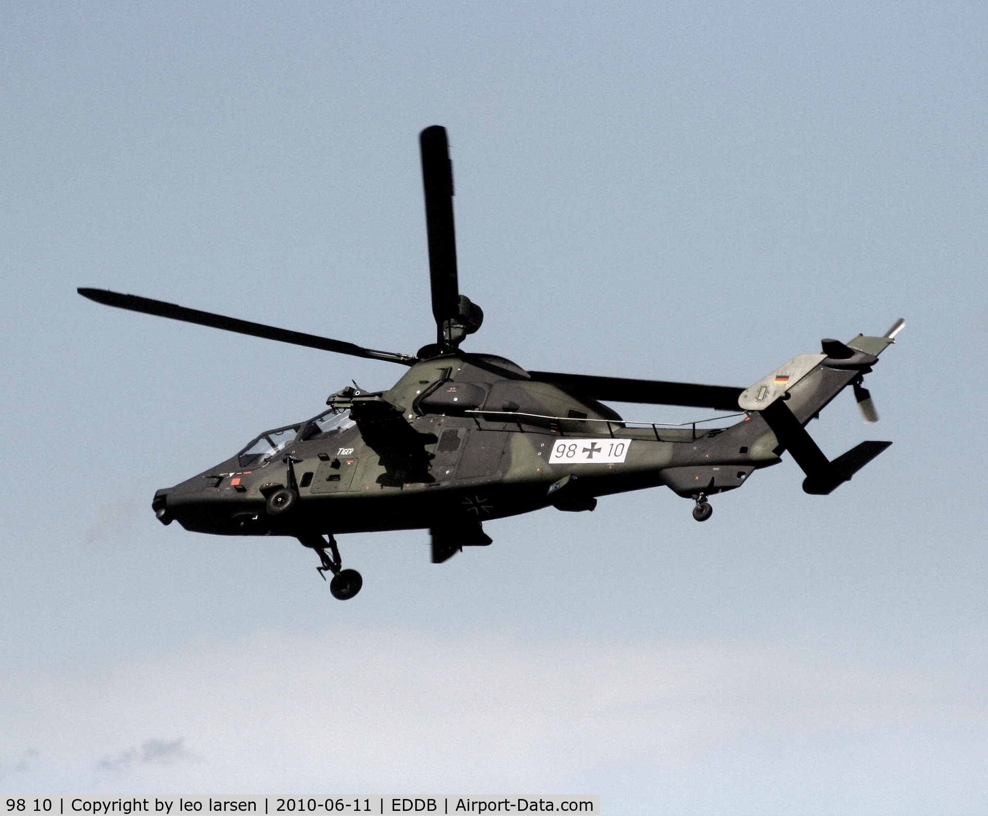 98 10, Eurocopter EC-665 Tiger UHT C/N 1010/UHT10, Berlin Air Show 11.6.2010