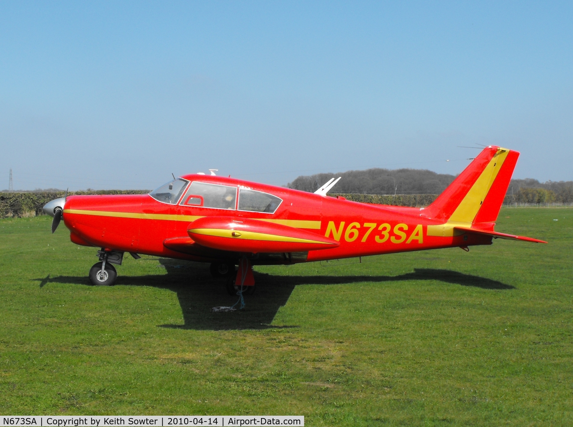 N673SA, Piper PA-24-250 Comanche C/N 24-2240, Resident at East Winch
