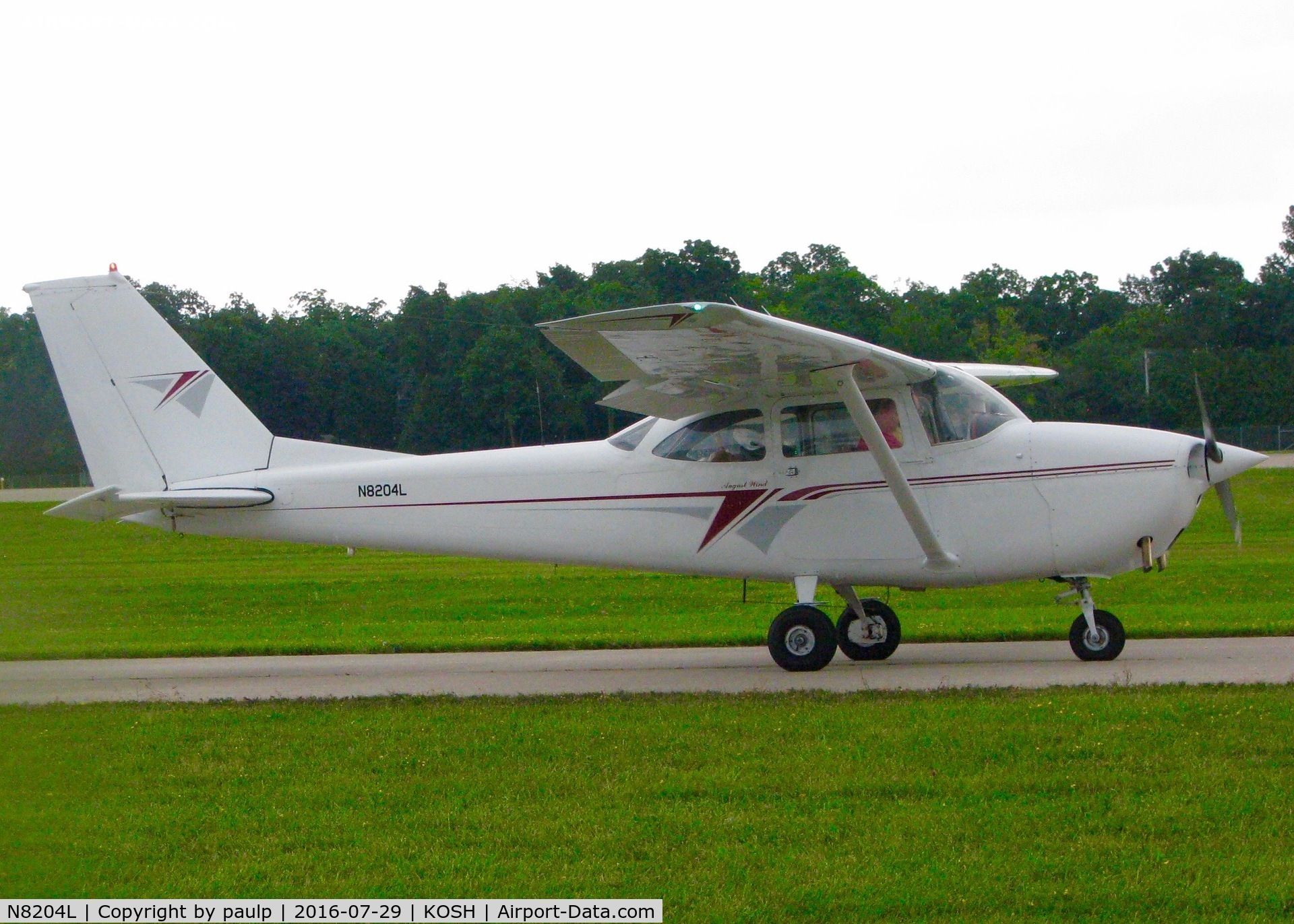 N8204L, 1967 Cessna 172H C/N 17256404, At Oshkosh.