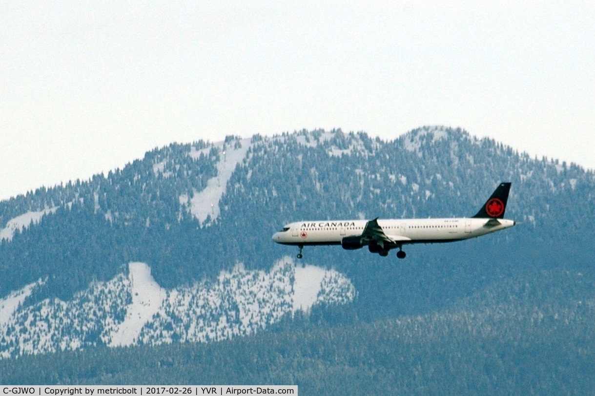 C-GJWO, 2002 Airbus A321-211 C/N 1811, Arrival AC581 in YVR