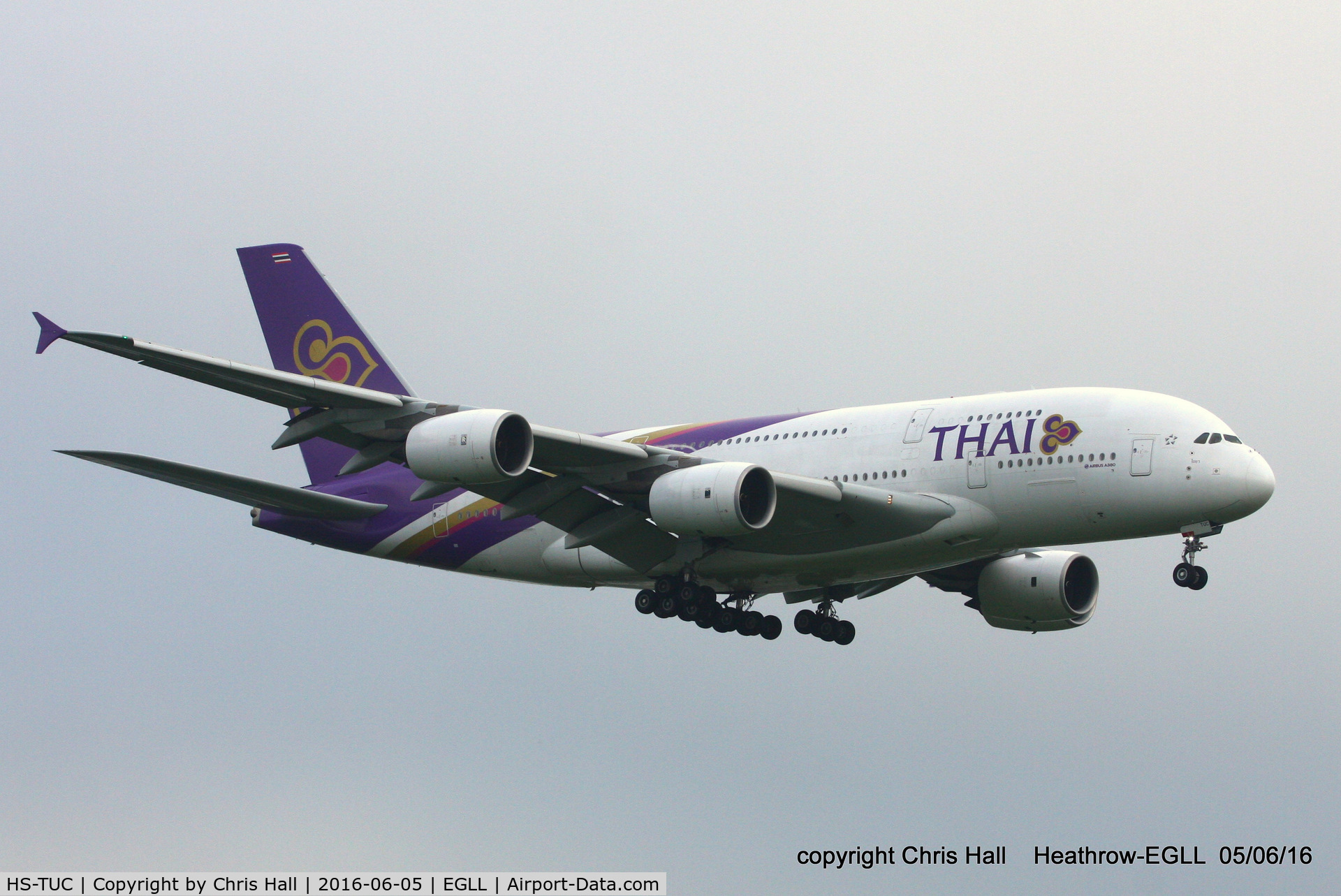 HS-TUC, 2012 Airbus A380-841 C/N 100, Thai