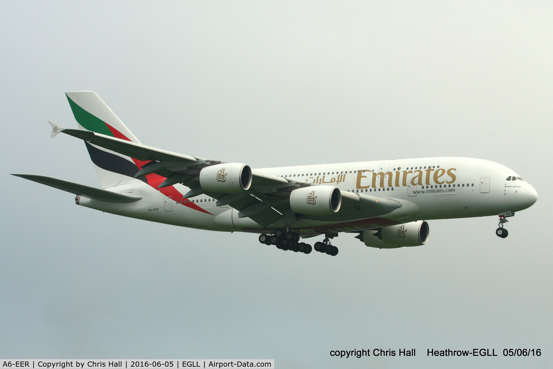 A6-EER, 2013 Airbus A380-861 C/N 139, Emirates