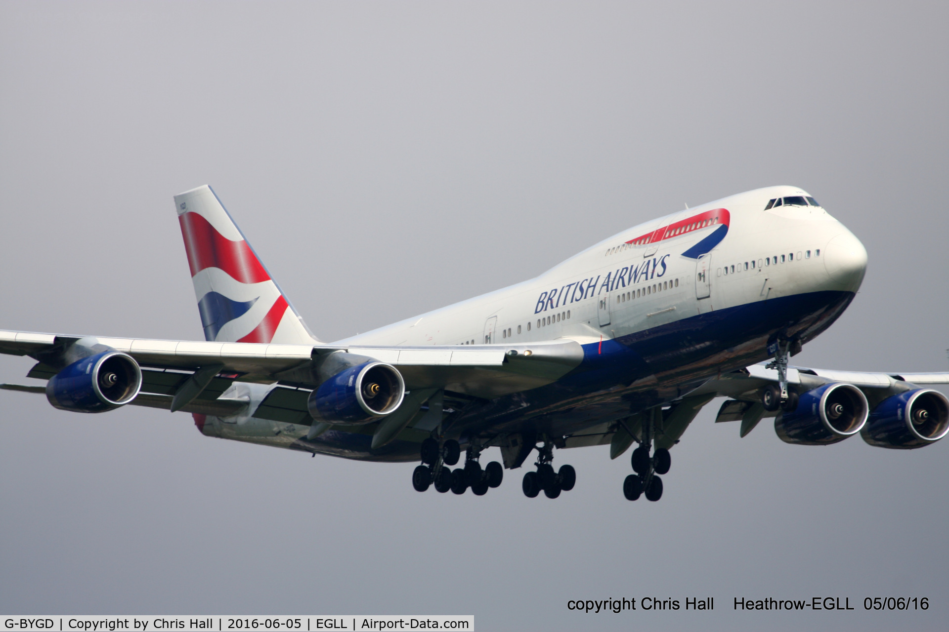G-BYGD, 1999 Boeing 747-436 C/N 28857, British Airways