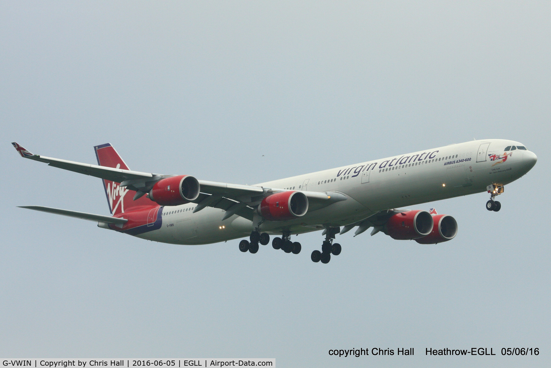 G-VWIN, 2006 Airbus A340-642 C/N 736, Virgin Atlantic