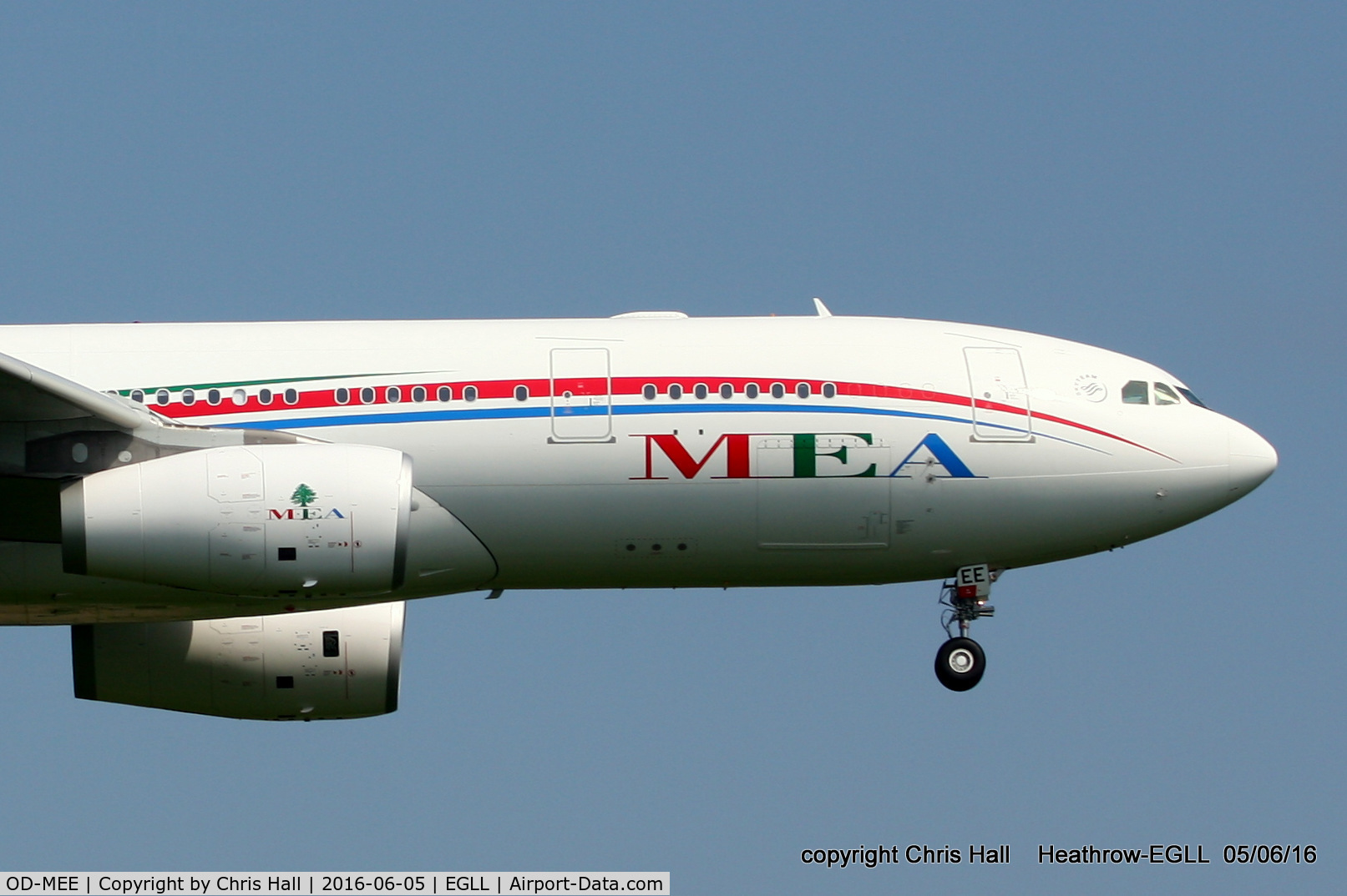 OD-MEE, 2016 Airbus A330-243 C/N 1725, MEA - Middle East Airlines