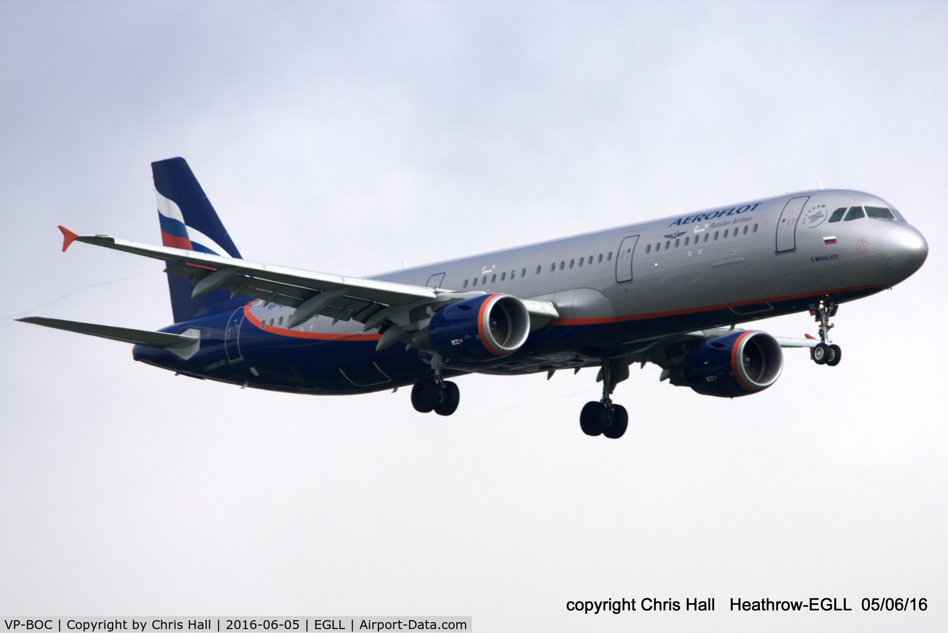 VP-BOC, 2013 Airbus A321-211 C/N 5720, Aeroflot