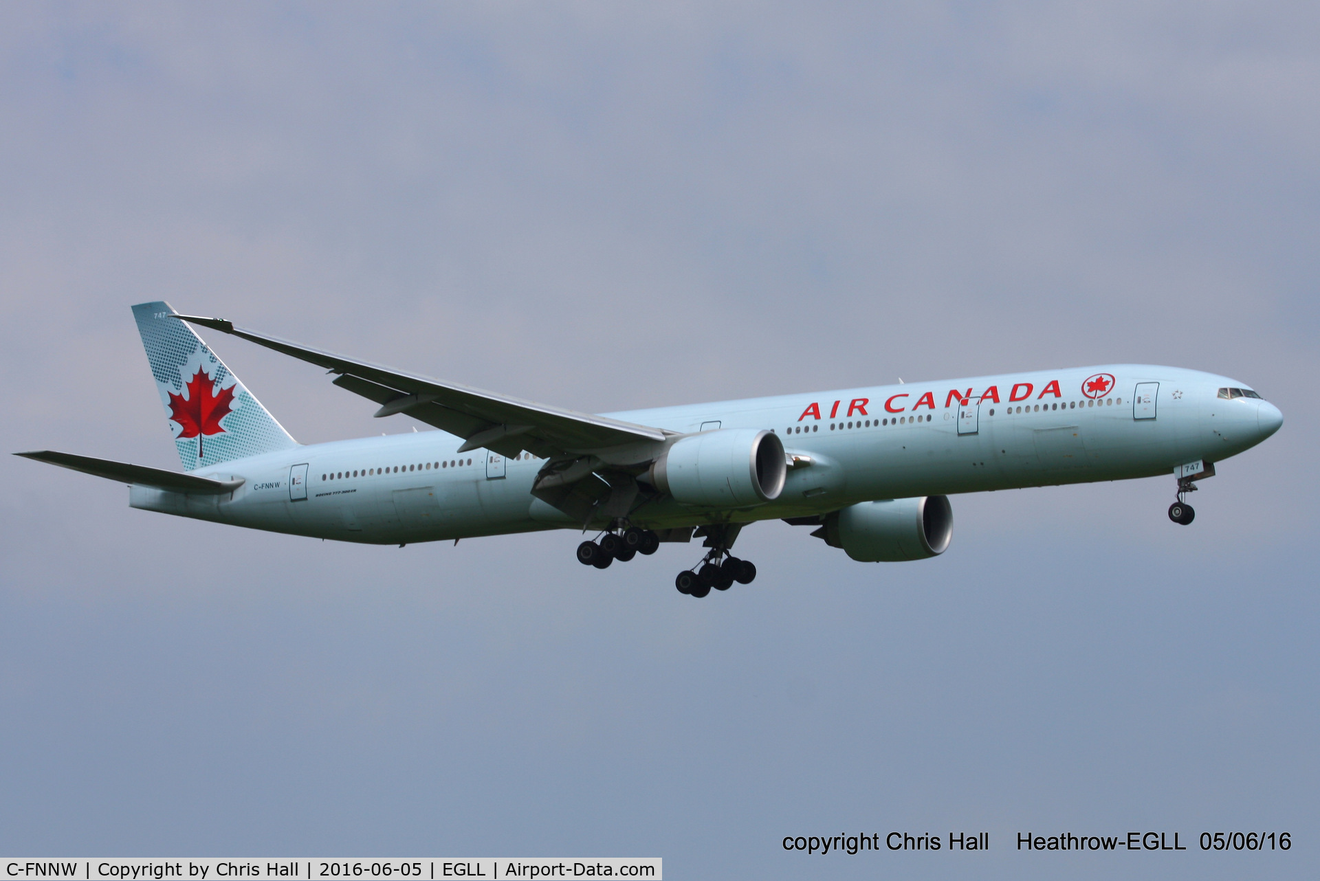 C-FNNW, 2014 Boeing 777-333/ER C/N 43250, Air Canada