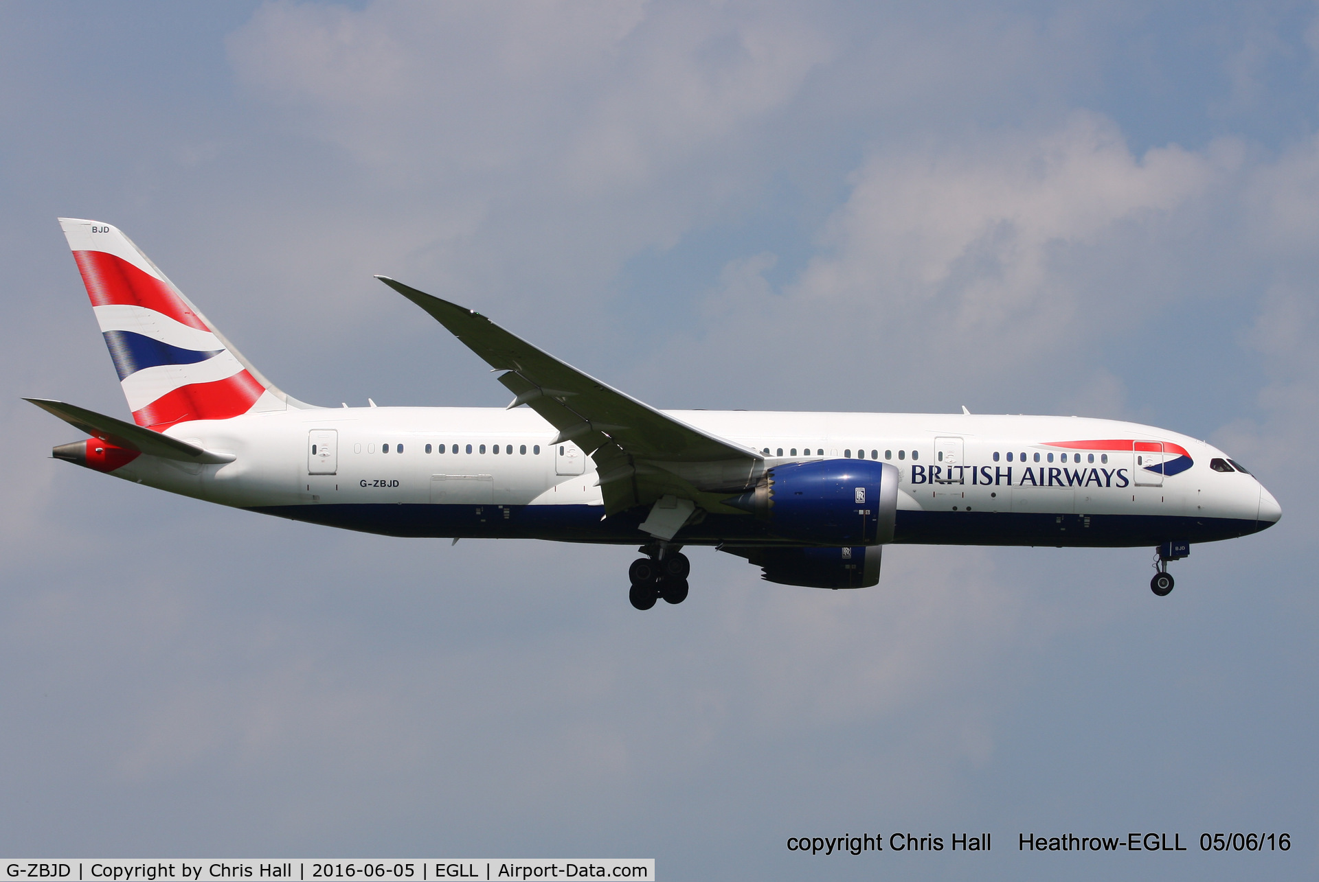 G-ZBJD, 2013 Boeing 787-8 Dreamliner C/N 38619, British Airways