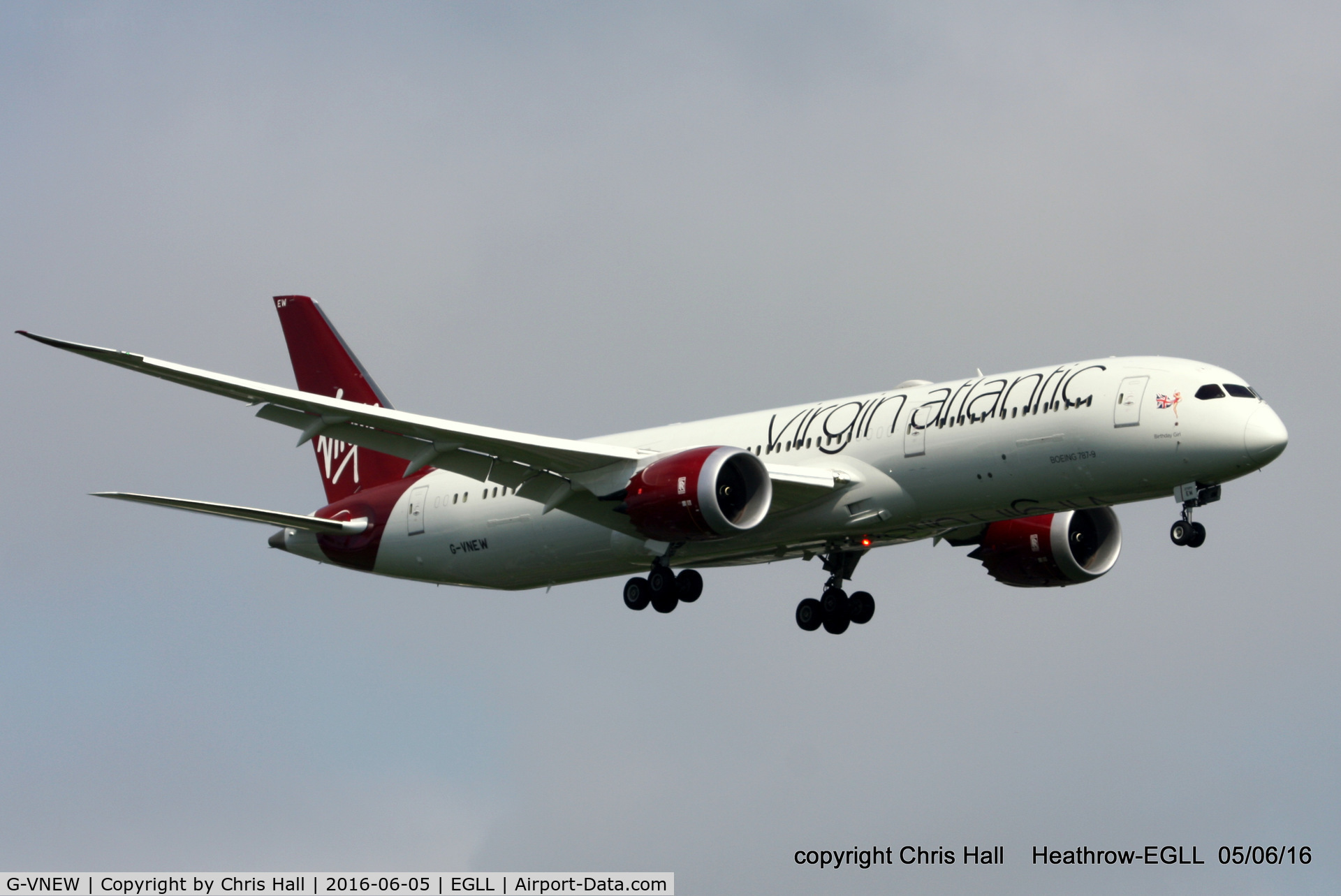 G-VNEW, 2014 Boeing 787-9 Dreamliner C/N 40956, Virgin Atlantic