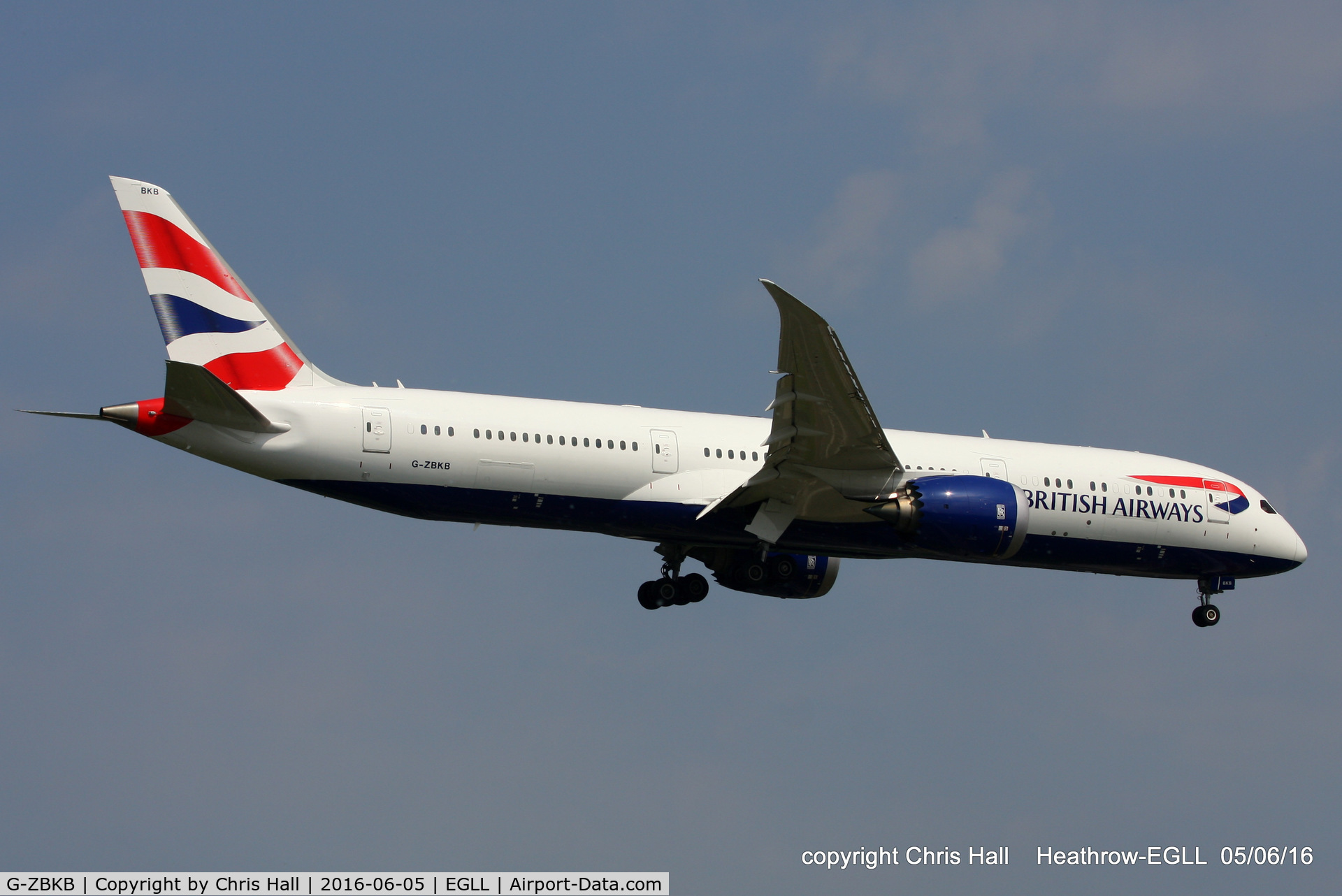 G-ZBKB, 2015 Boeing 787-9 Dreamliner Dreamliner C/N 38617, British Airways