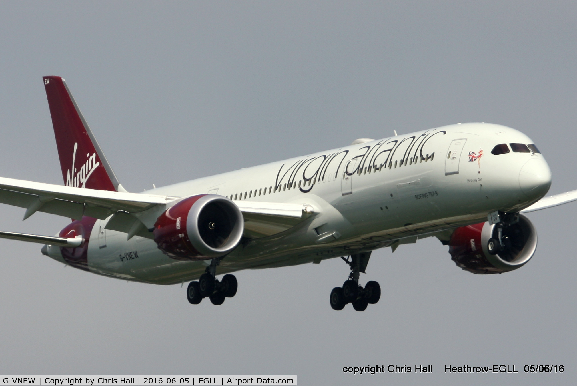 G-VNEW, 2014 Boeing 787-9 Dreamliner C/N 40956, Virgin Atlantic