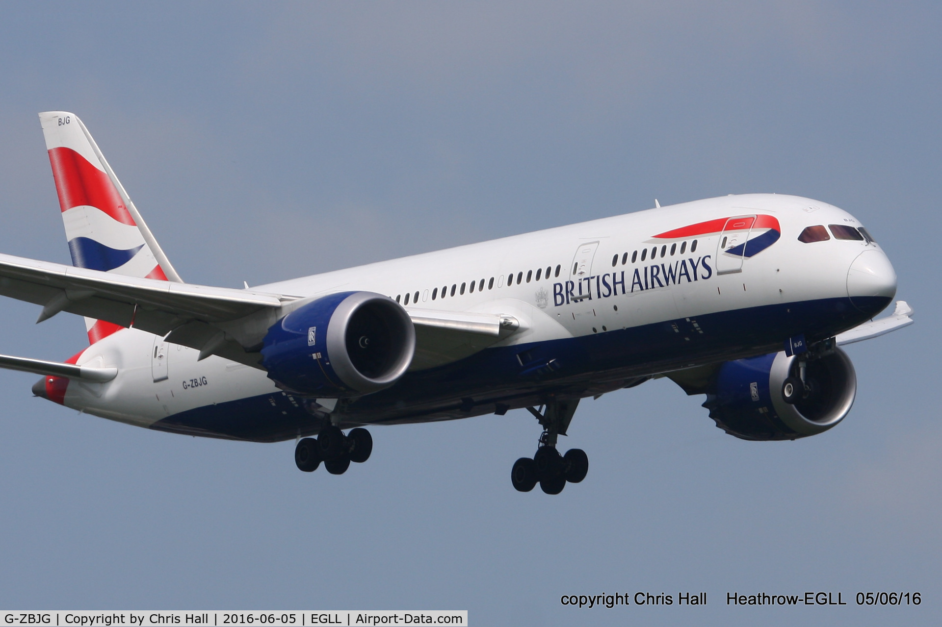 G-ZBJG, 2014 Boeing 787-8 Dreamliner C/N 38614, British Airways