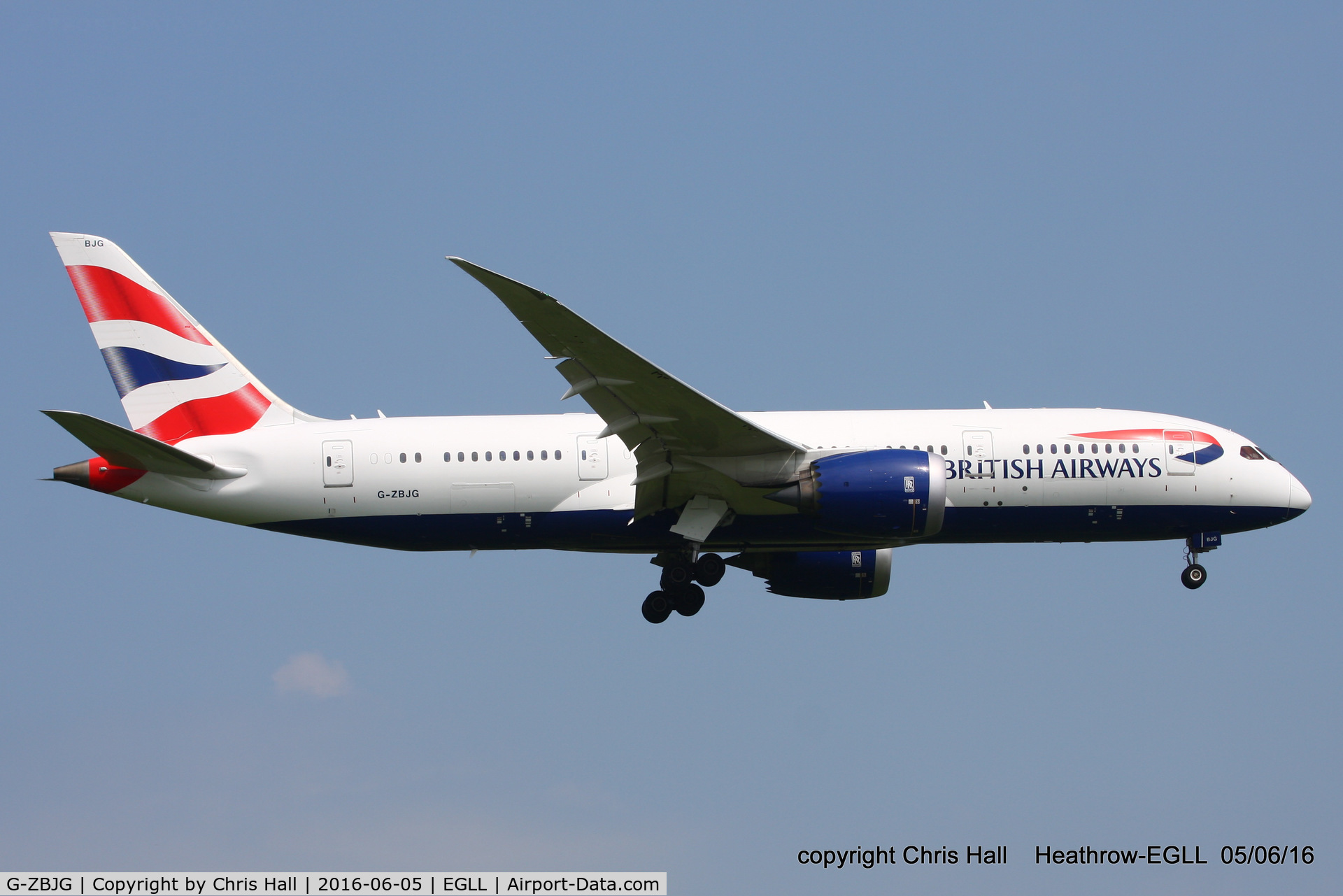 G-ZBJG, 2014 Boeing 787-8 Dreamliner C/N 38614, British Airways