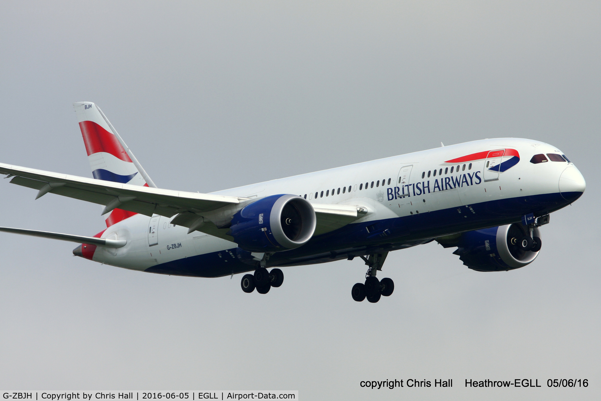 G-ZBJH, 2014 Boeing 787-8 Dreamliner C/N 38615, British Airways