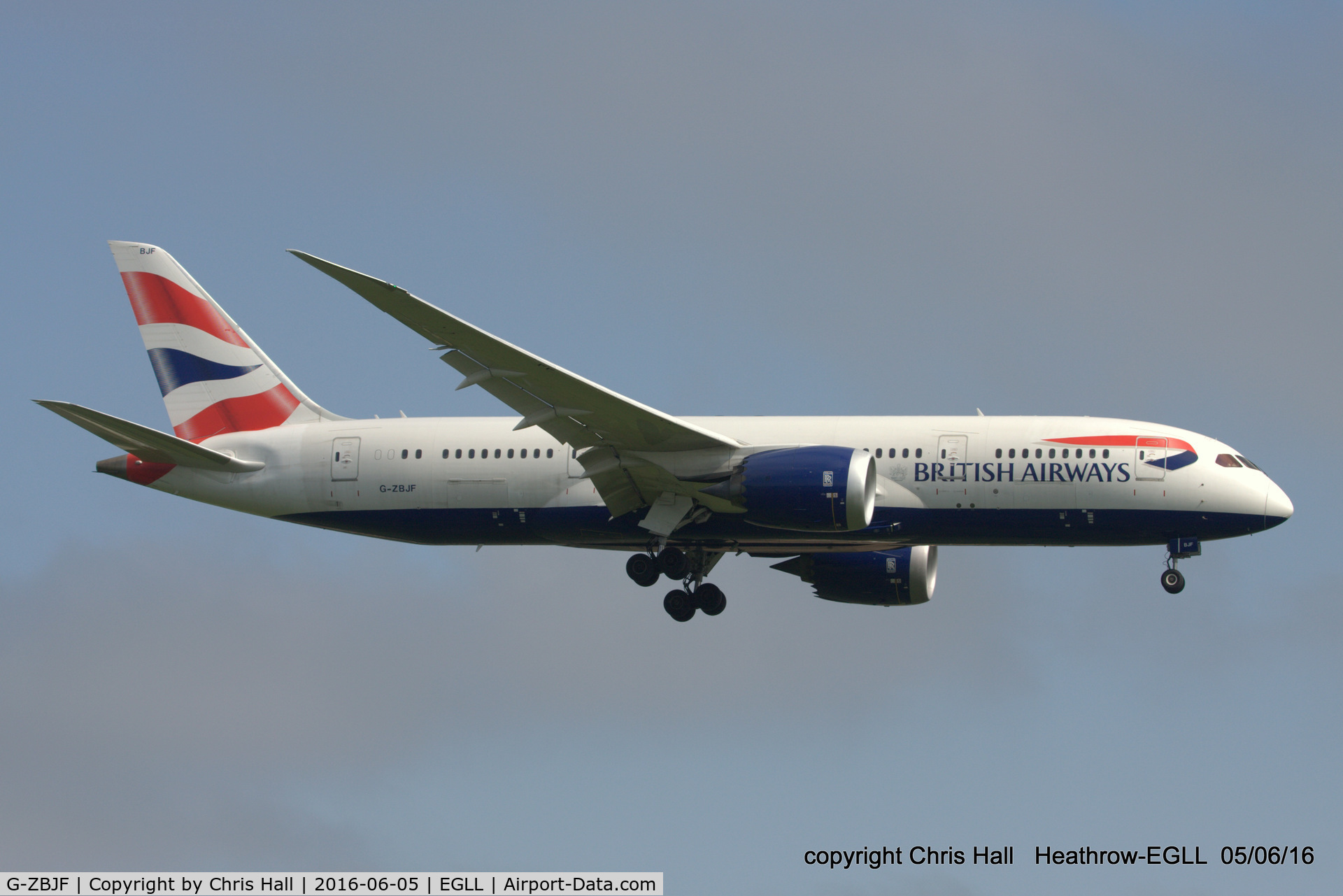G-ZBJF, 2013 Boeing 787-8 Dreamliner C/N 38613, British Airways