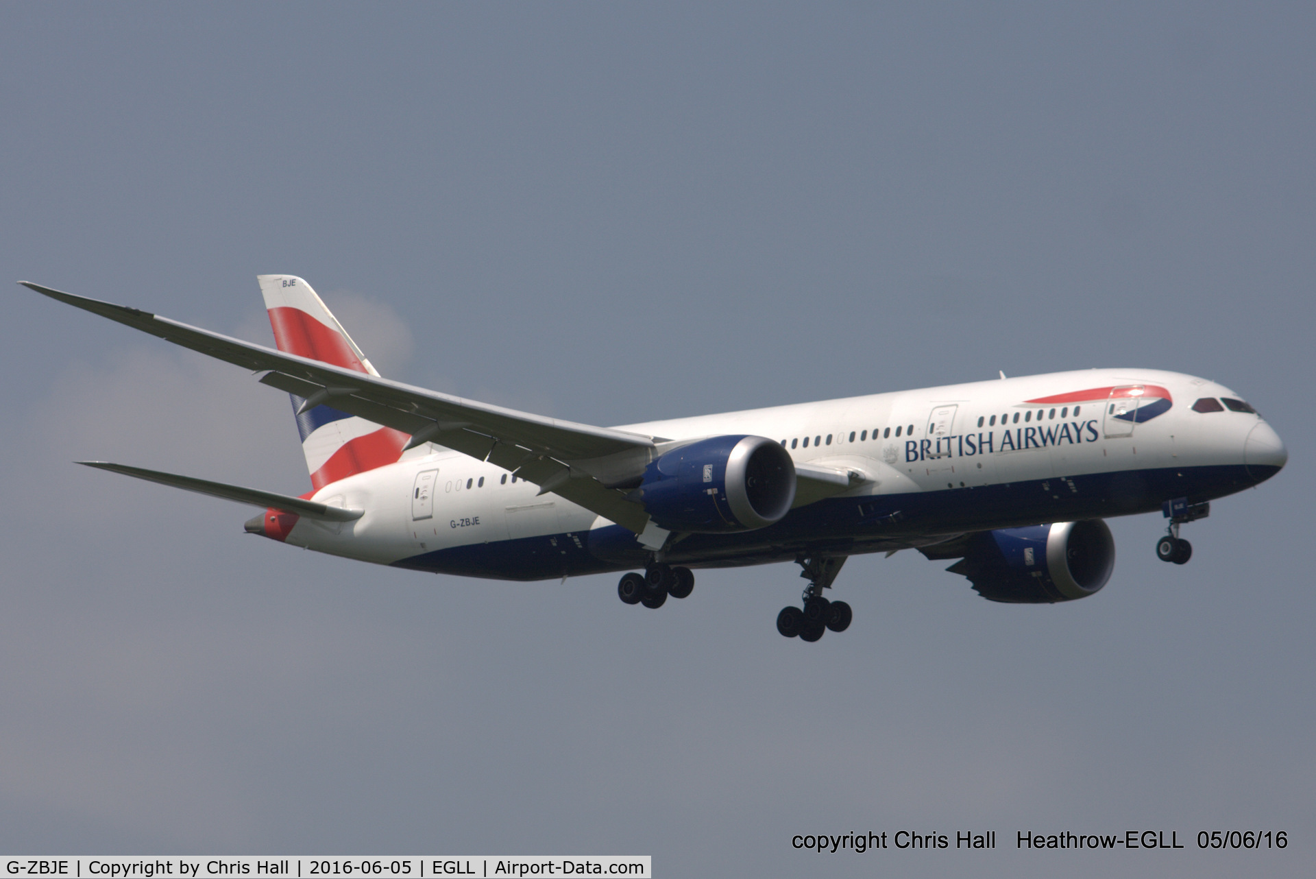 G-ZBJE, 2013 Boeing 787-8 Dreamliner C/N 38612, British Airways