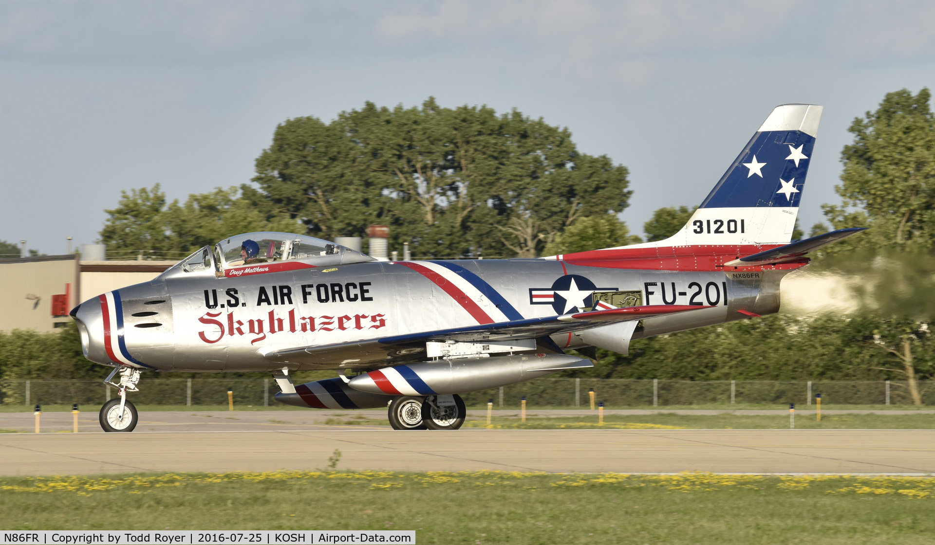 N86FR, 1952 North American F-86F Sabre C/N 191-655, Airventure 2016