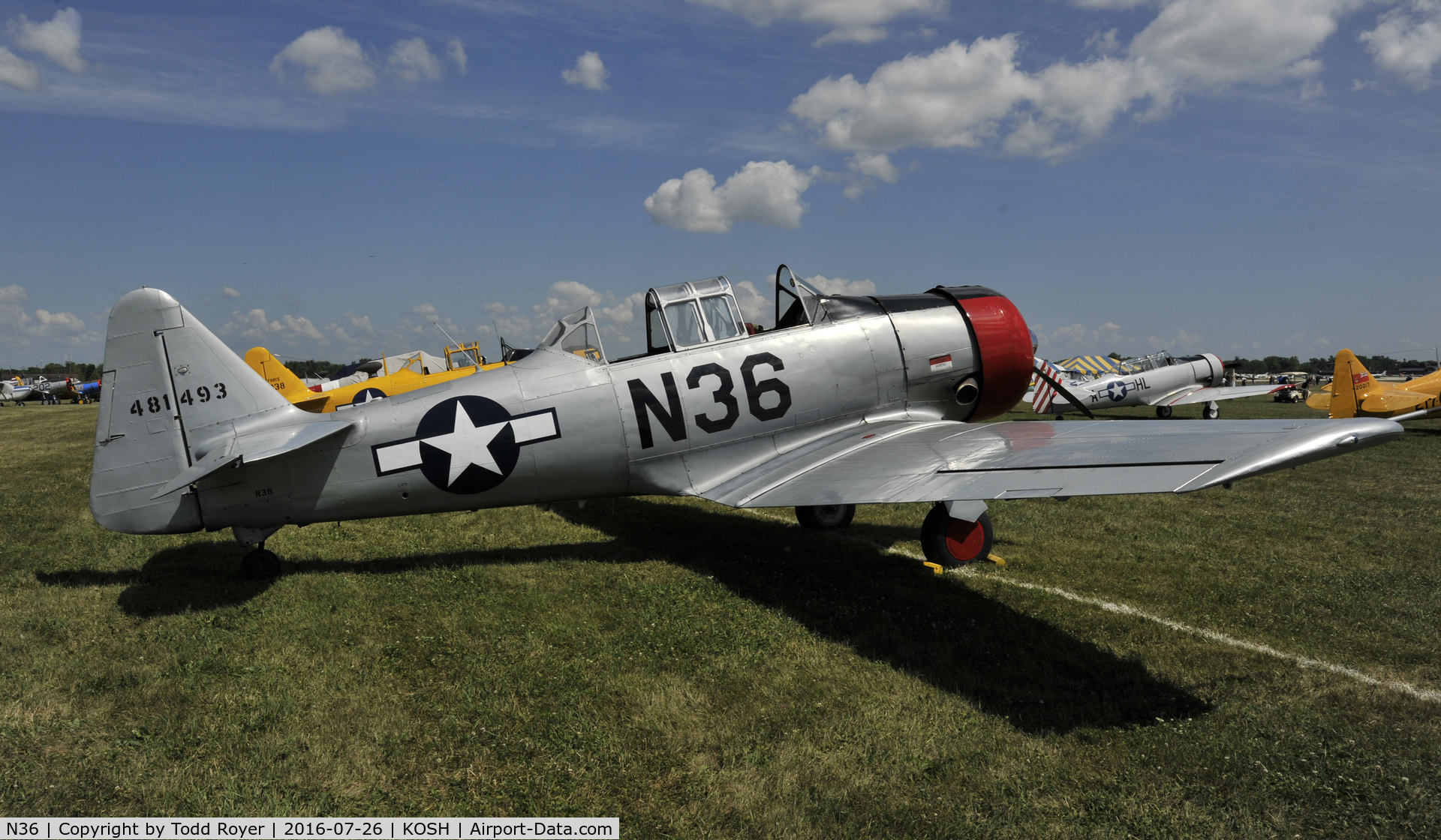 N36, 1944 North American AT-6F Texan C/N 121-42765, Airventure 2016