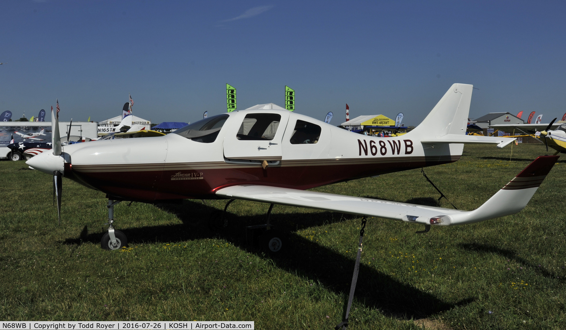 N68WB, 2003 Lancair IV-P C/N LIV-341, Airventure 2016