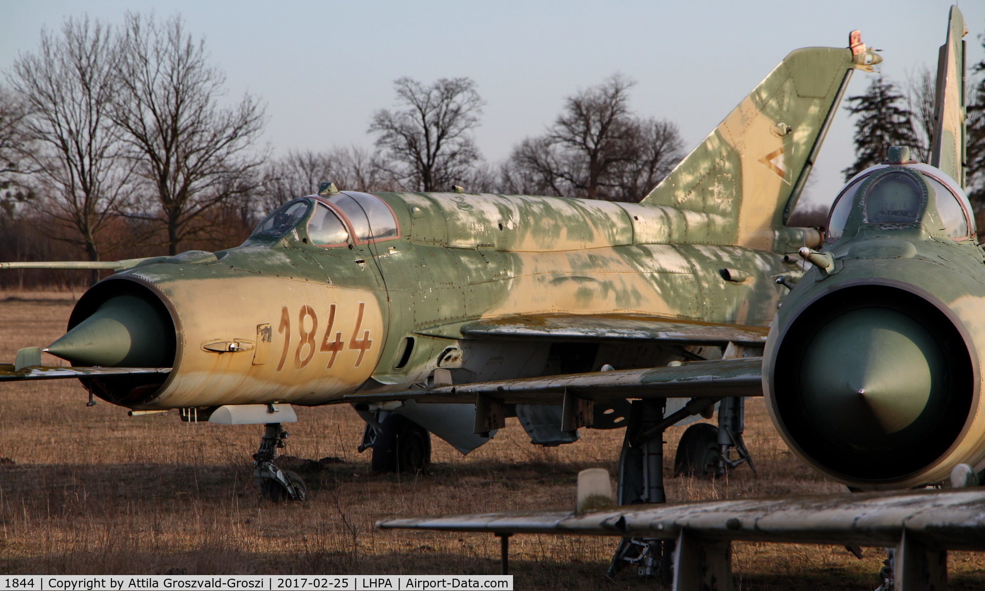 1844, 1978 Mikoyan-Gurevich MiG-21bis 75AP C/N 75061844, Pápa stored off-site airport, Hungary
