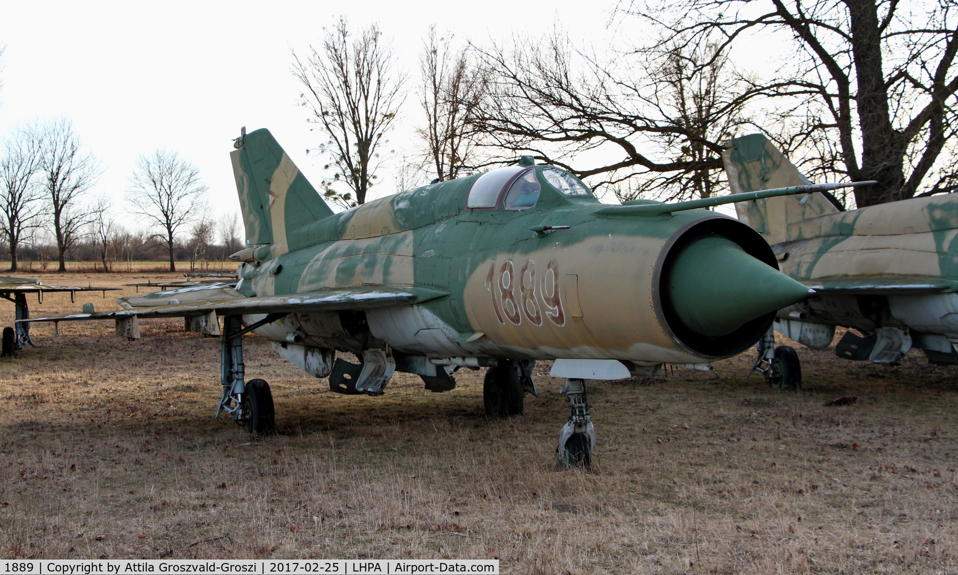 1889, 1978 Mikoyan-Gurevich MiG-21bis 75AP C/N 75061889, Pápa stored off-site airport, Hungary