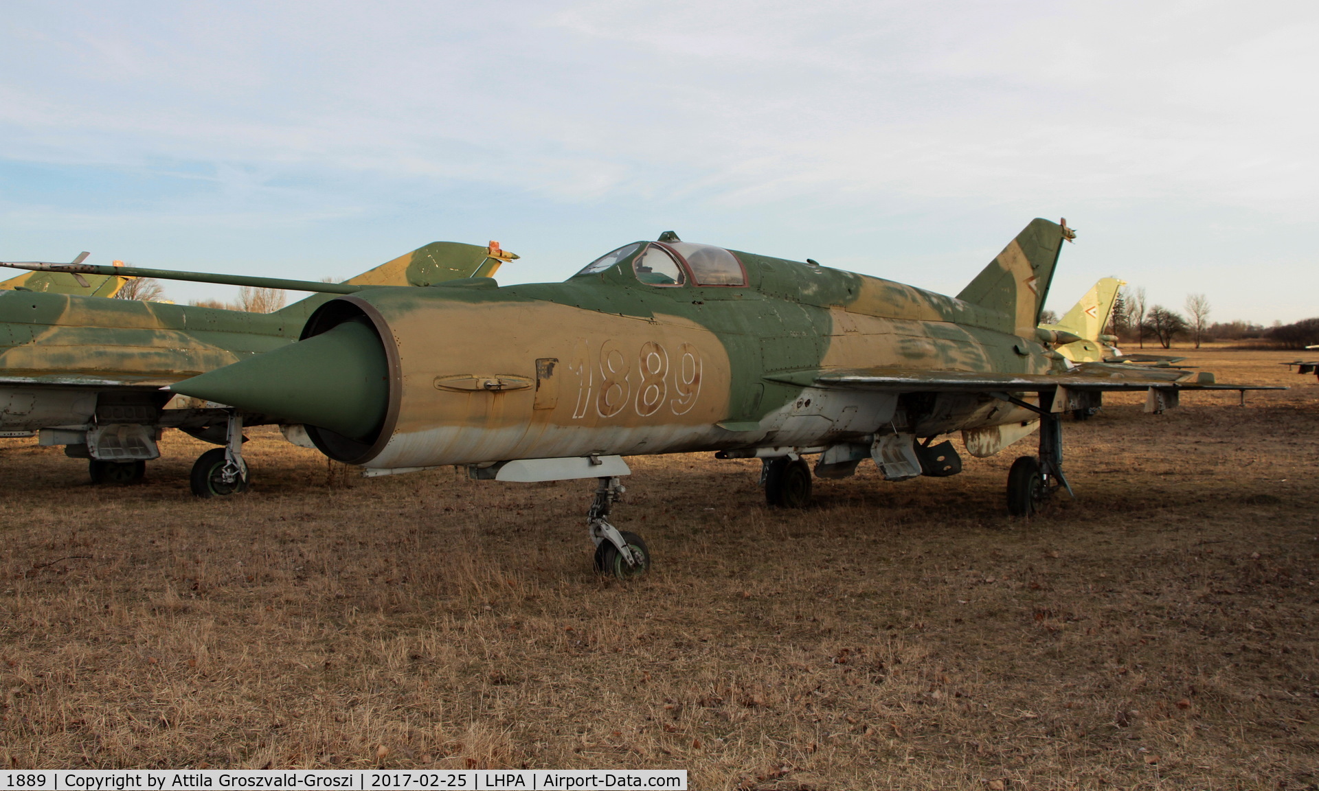 1889, 1978 Mikoyan-Gurevich MiG-21bis 75AP C/N 75061889, Pápa stored off-site airport, Hungary