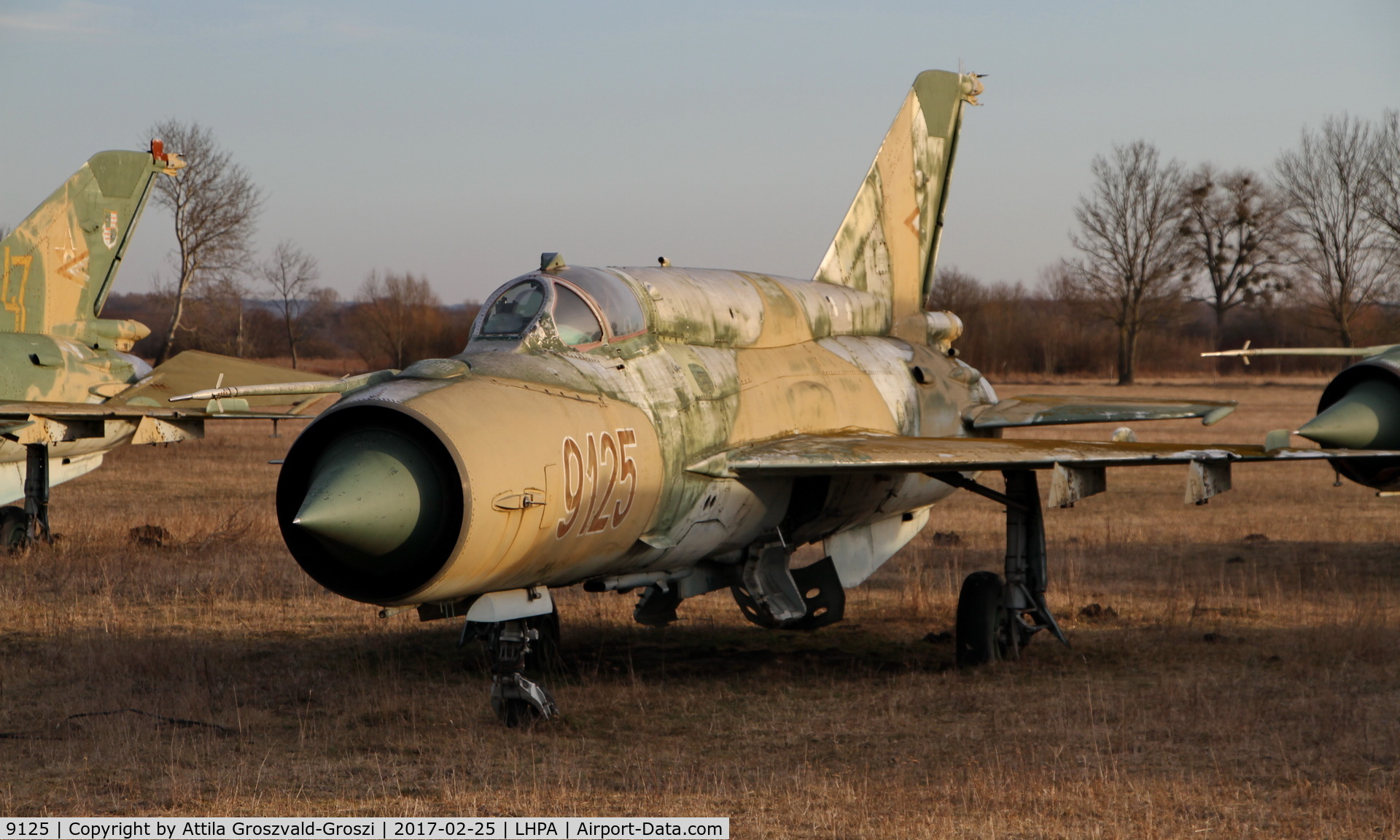 9125, 1977 Mikoyan-Gurevich MiG-21bis 75AP C/N 75049125, Pápa stored off-site airport, Hungary