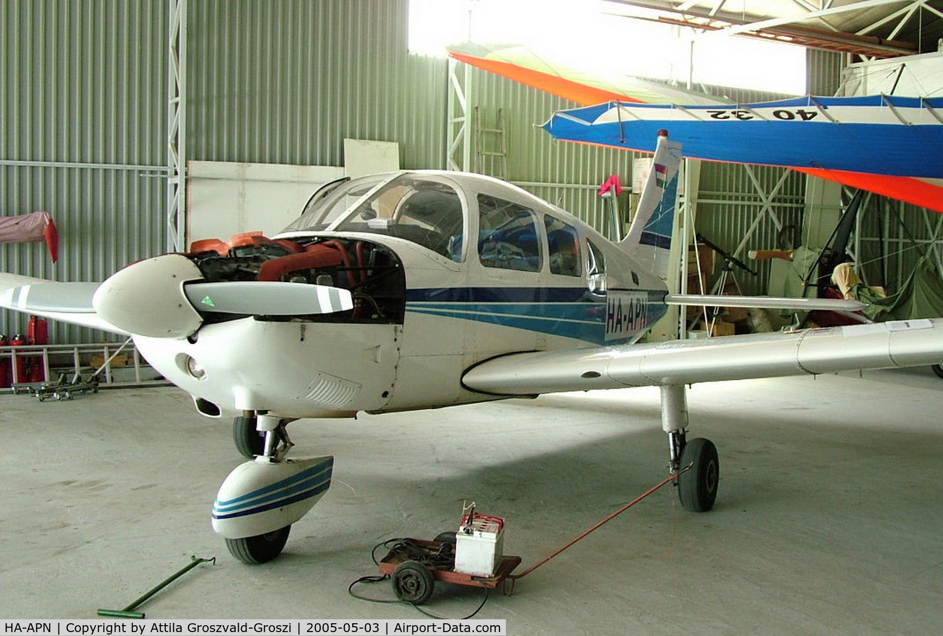 HA-APN, 1980 Piper PA-28-181 Cherokee Archer II C/N 28-8090277, Dáka Airfield, Hungary