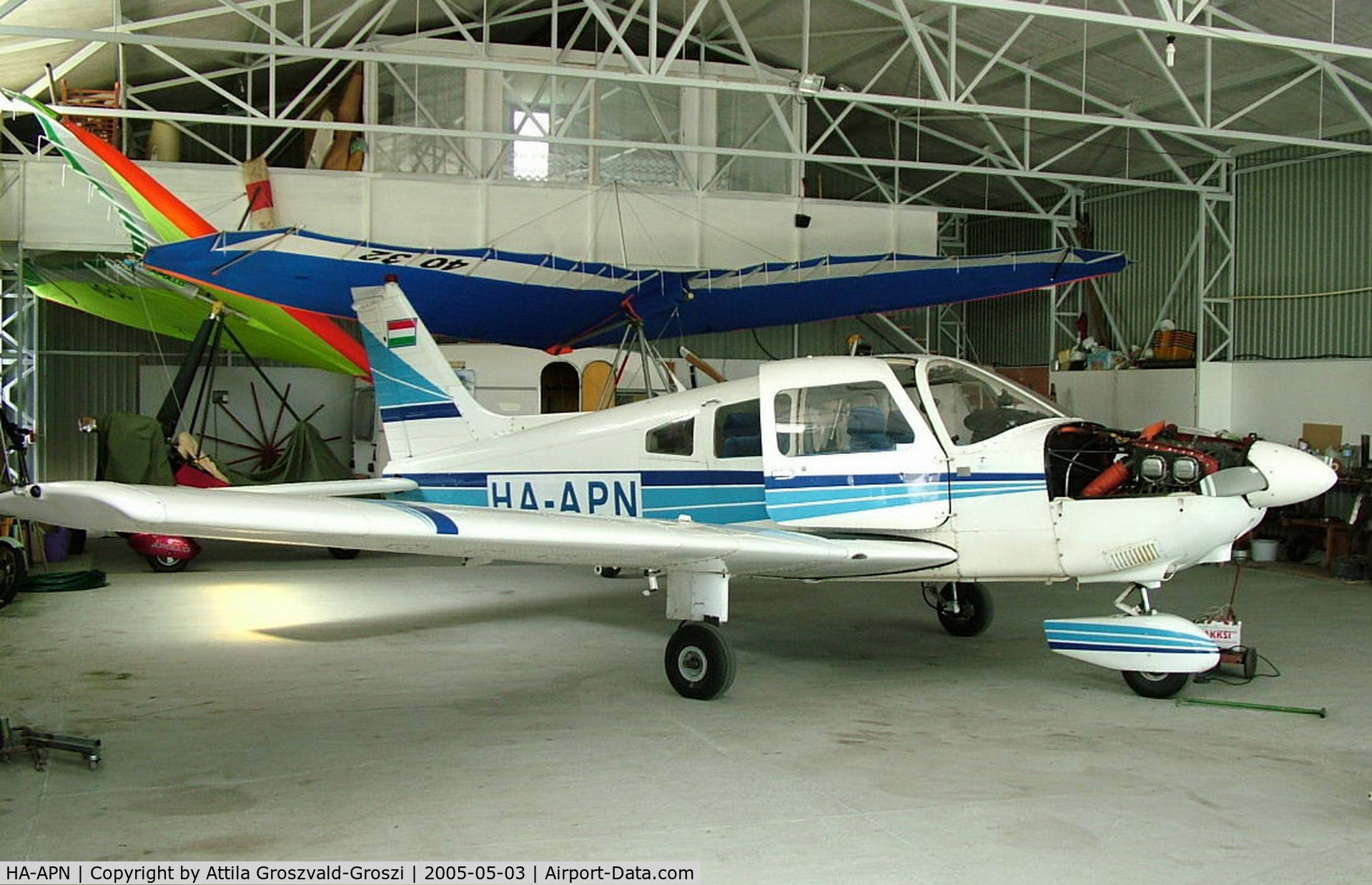 HA-APN, 1980 Piper PA-28-181 Cherokee Archer II C/N 28-8090277, Dáka Airfield, Hungary