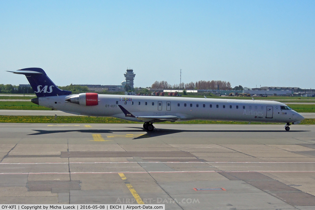OY-KFI, 2009 Canadair CRJ-900ER (CL-600-2D24) C/N 15242, At Kastrup