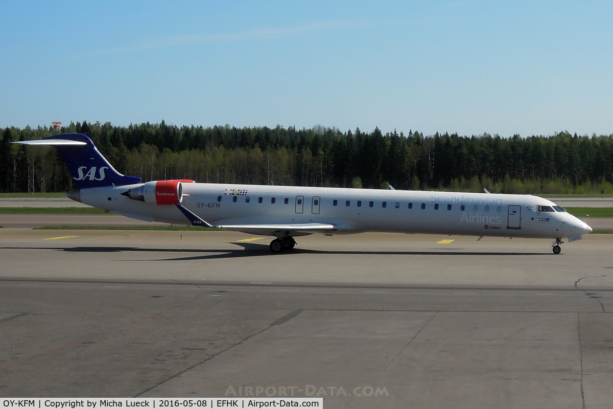 OY-KFM, 2010 Bombardier CRJ-900LR (CL-600-2D24) C/N 15250, At Vantaa