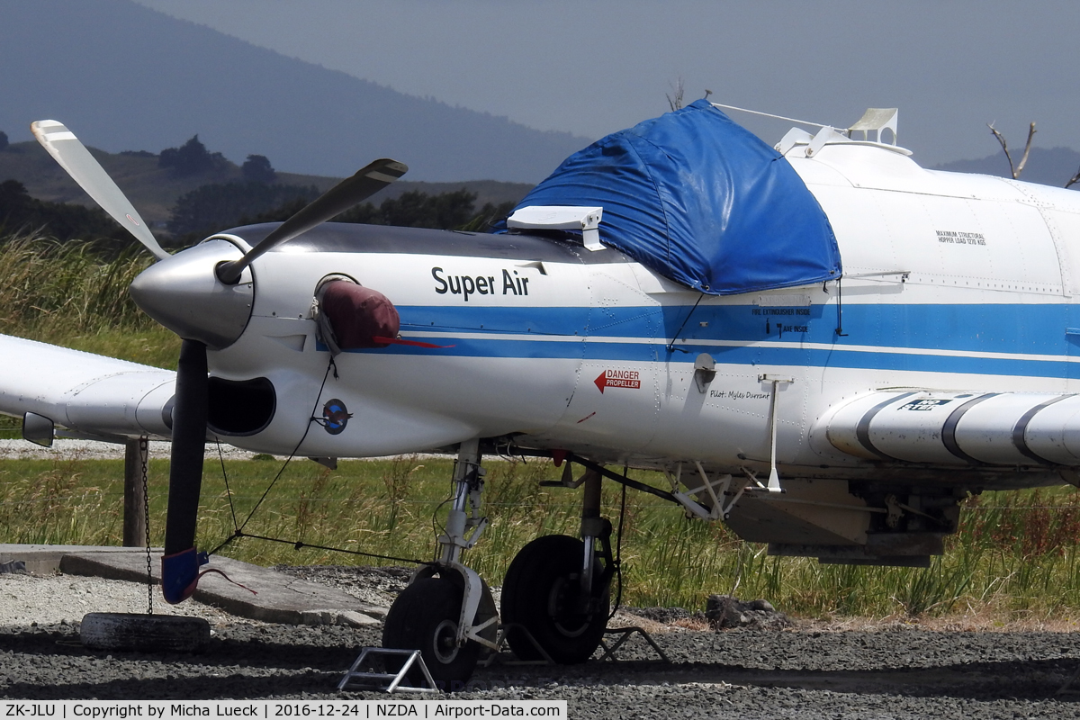 ZK-JLU, NZ Aerospace FU24-950 C/N 234, At Dargaville