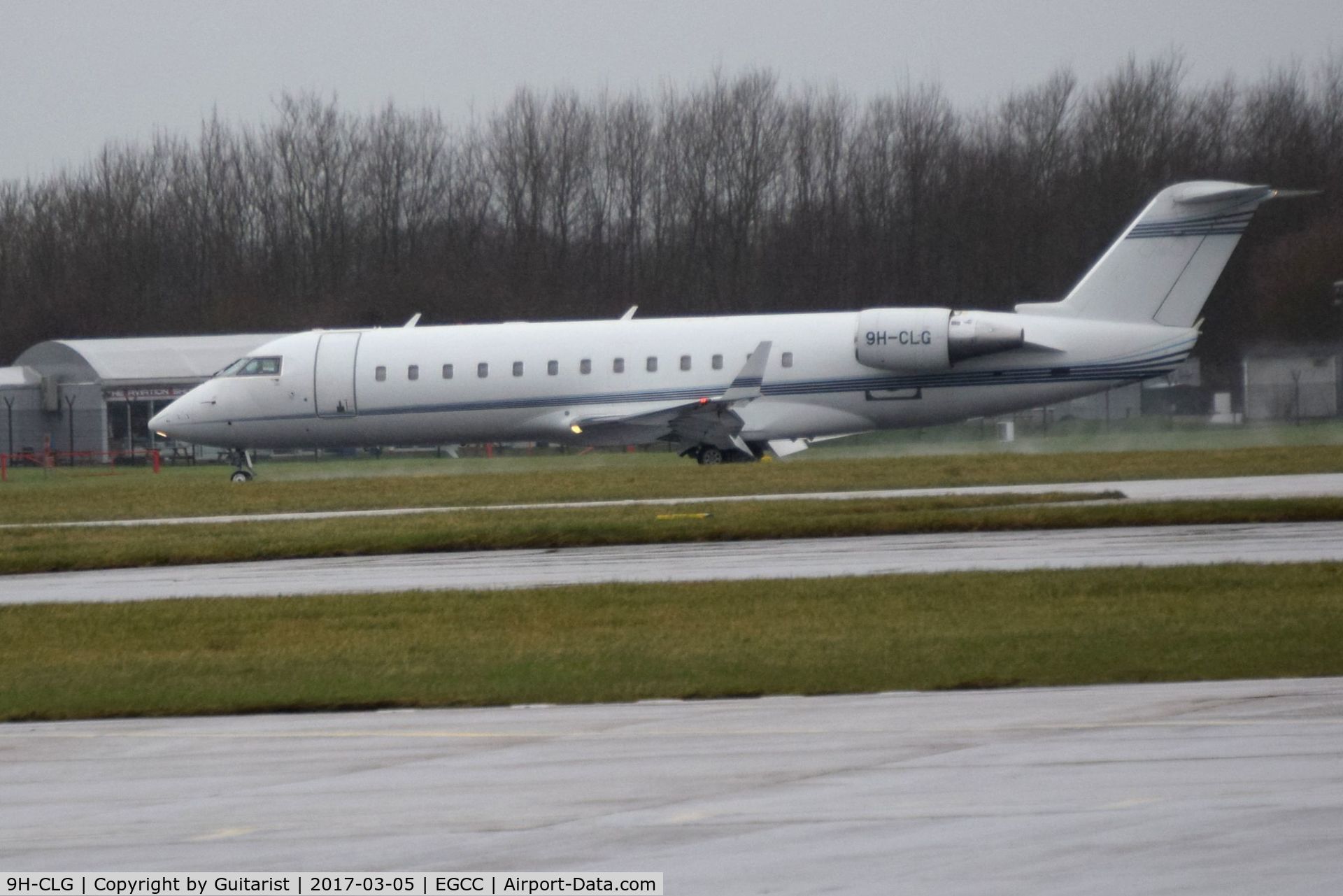 9H-CLG, 2006 Bombardier Challenger 850 (CL-600-2B19) C/N 8063, At Manchester