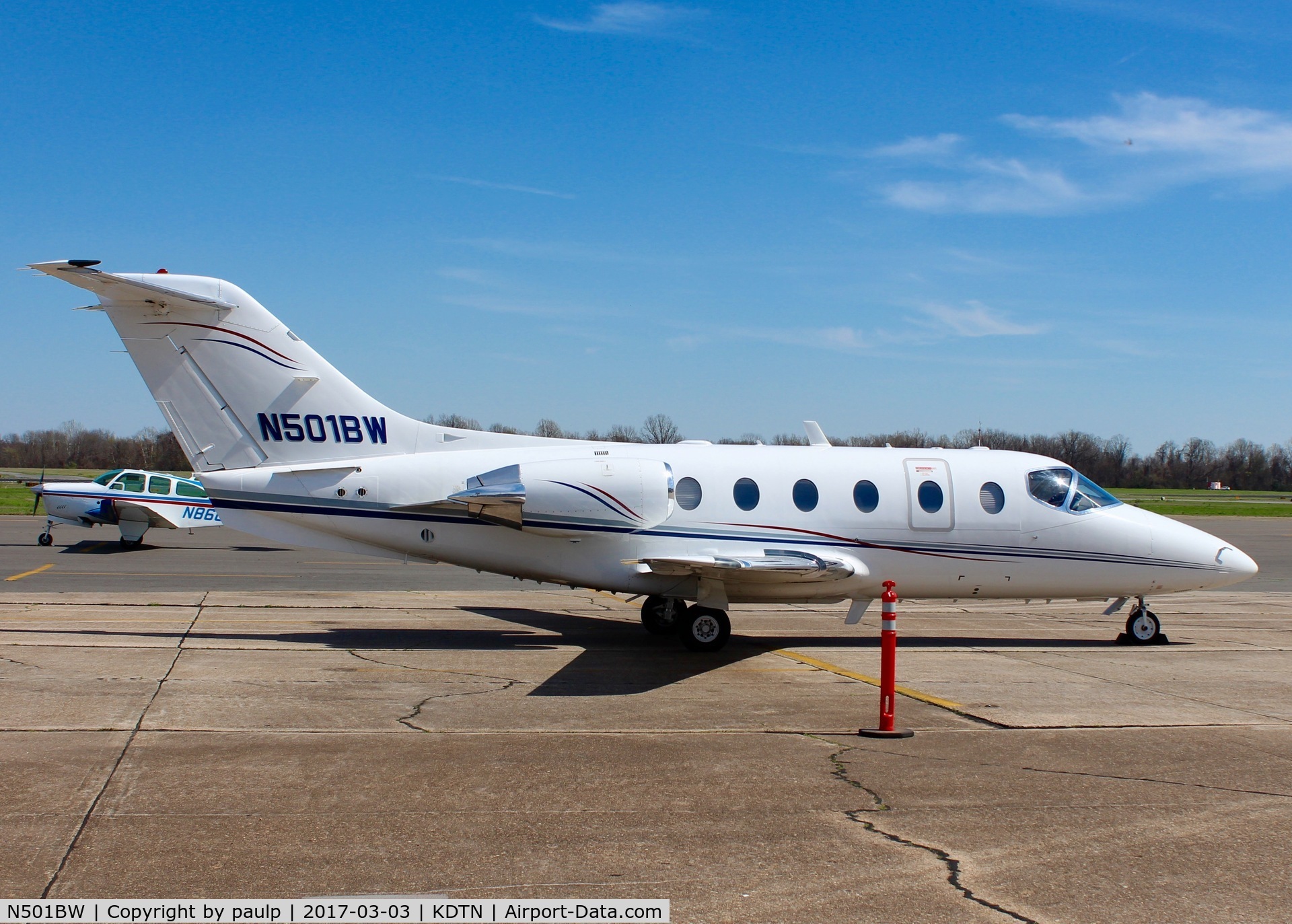 N501BW, 1997 Raytheon Aircraft Company 400A C/N RK-167, At Downtown Shreveport.