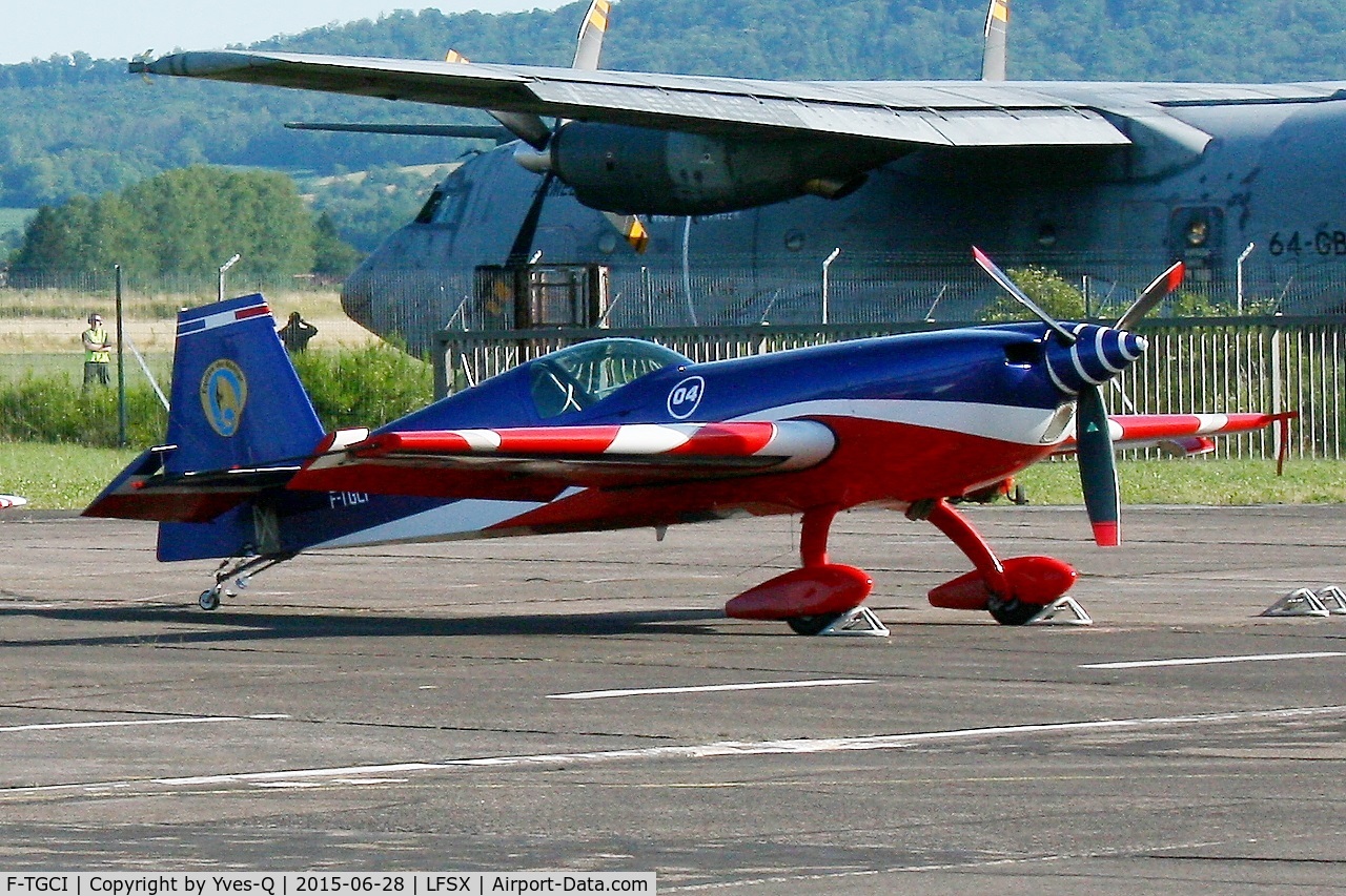 F-TGCI, Extra EA-330SC C/N 04, Extra 330SC, French Air Force aerobatic team, Static park, Luxeuil-St Sauveur Air Base 116 (LFSX) Open day 2015