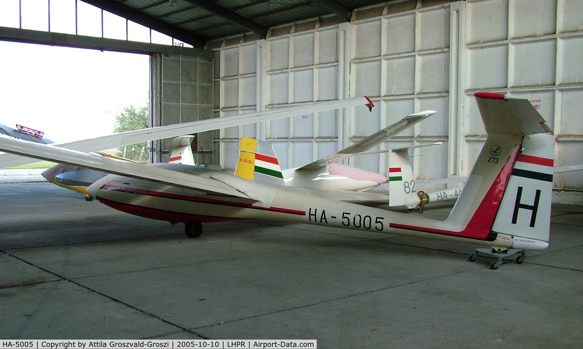 HA-5005, 1980 ICA-Brasov IS-28B2 C/N 273, Györ-Pér Airport, Hungary