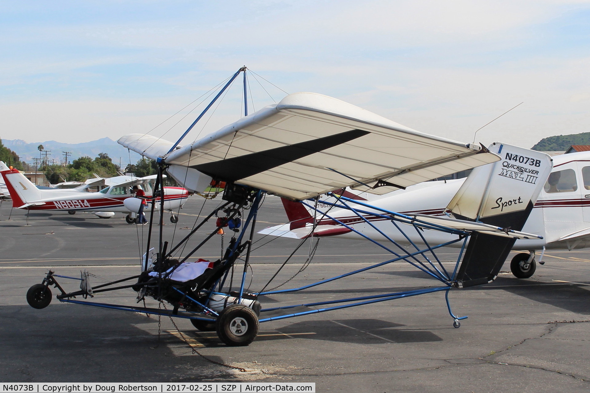 N4073B, 2000 Quicksilver Sport II C/N 841, 2000 Stanton Quicksilver SPORT II, Rotax 503, Experimental ultralight