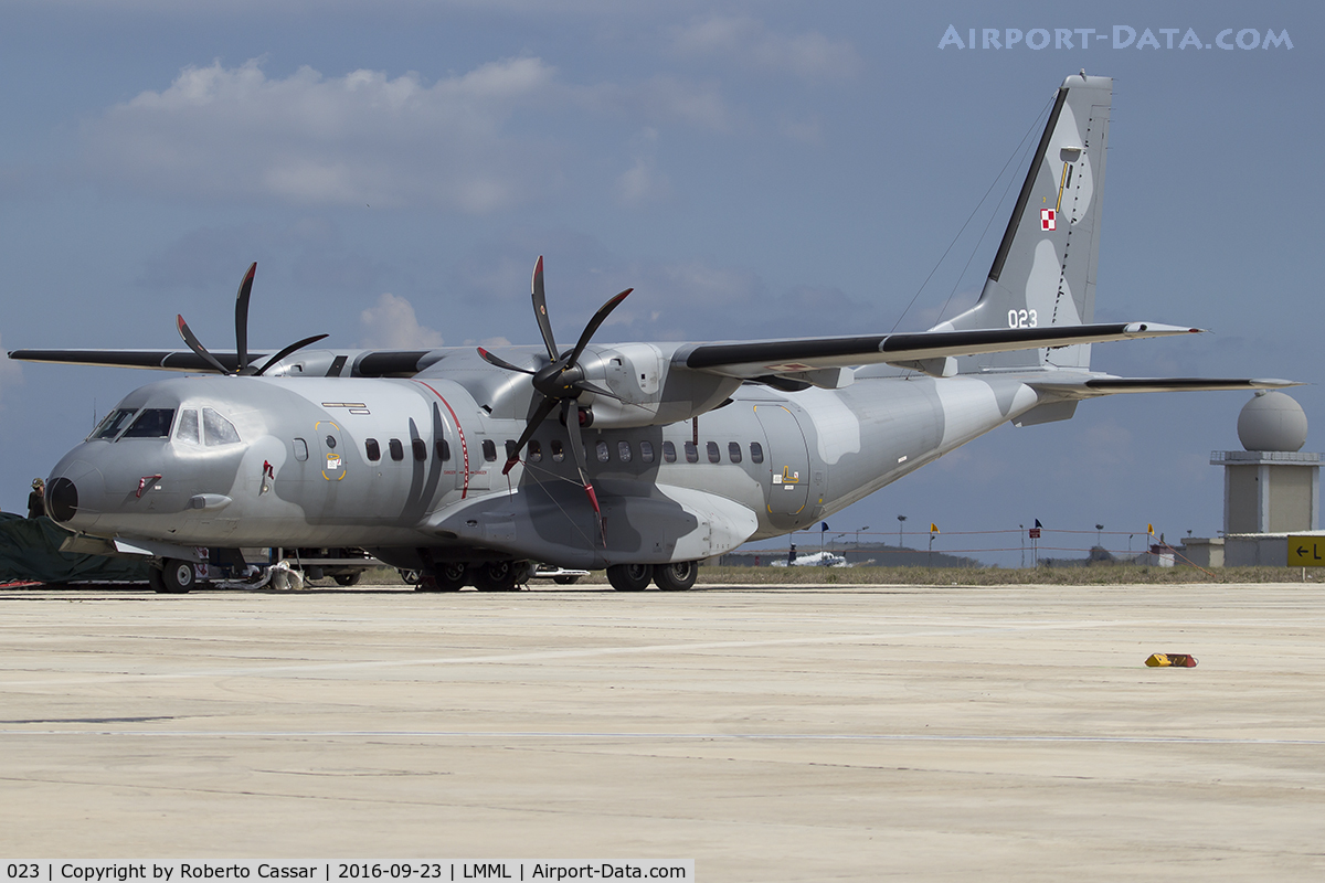 023, 2012 CASA C-295M C/N S-089, Malta International Airshow 2016