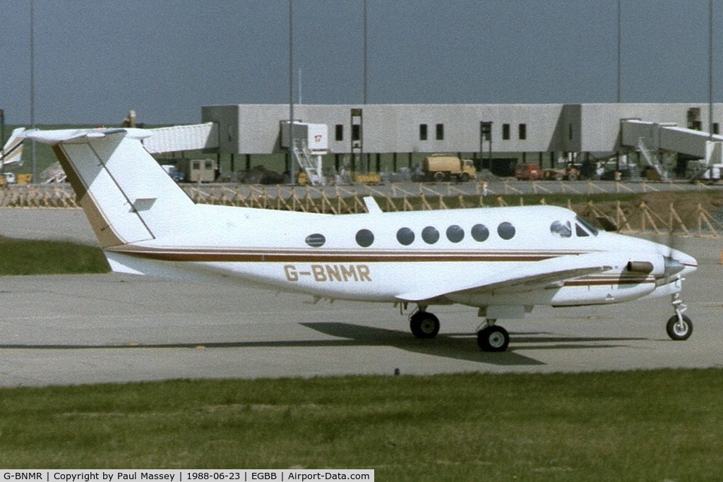 G-BNMR, 1980 Beech 200 Super King Air C/N BB-780, EX:-N7Q. Scan.